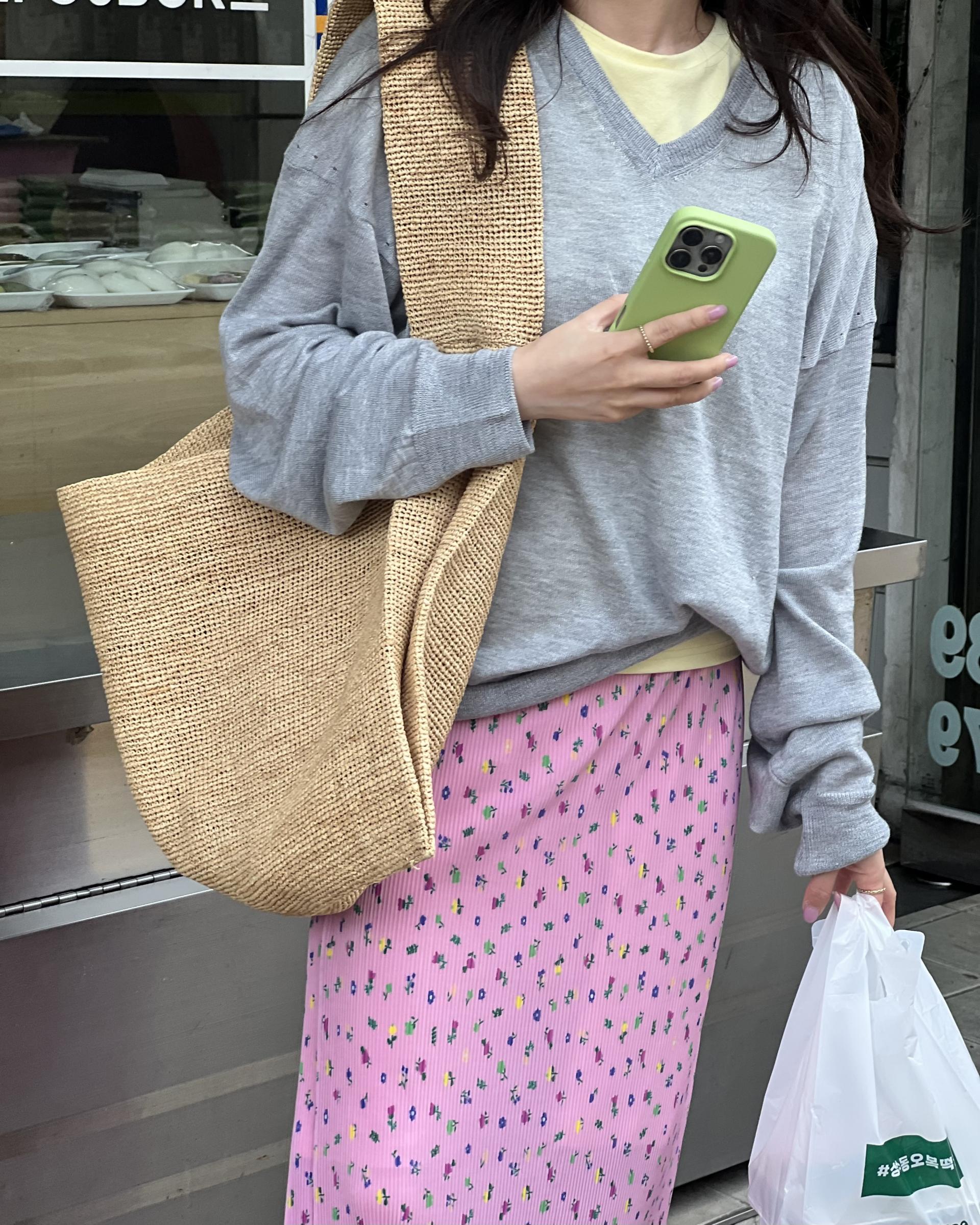 <made> penne skirt (bubble gum)