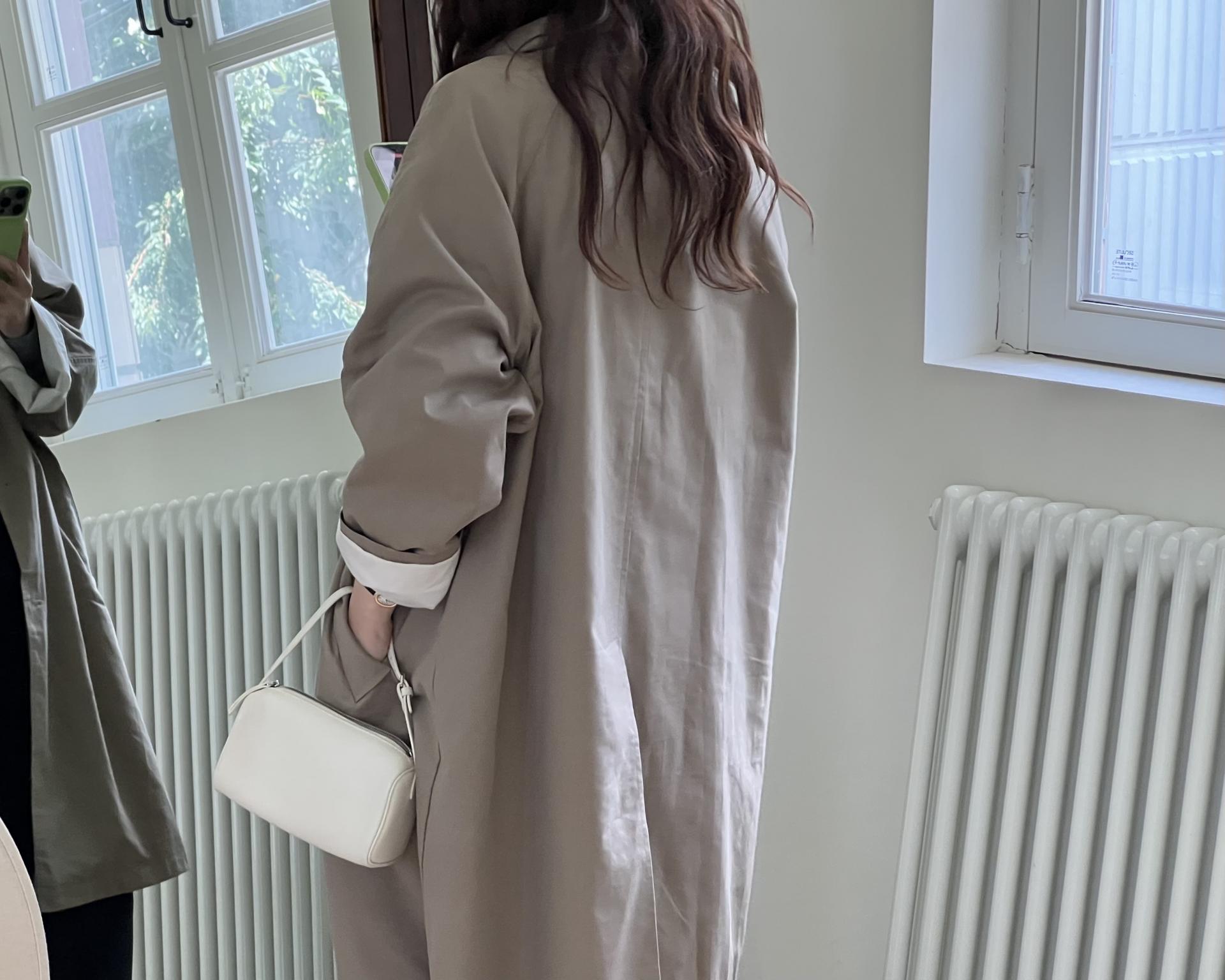 post single trench (khaki)