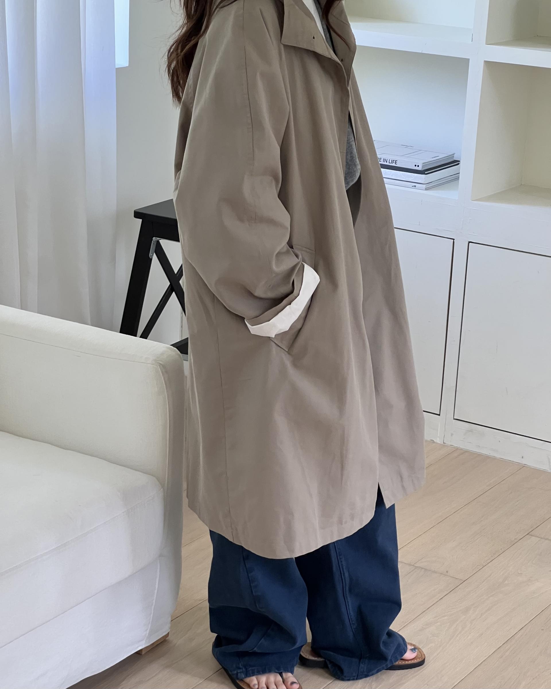 post single trench (khaki)