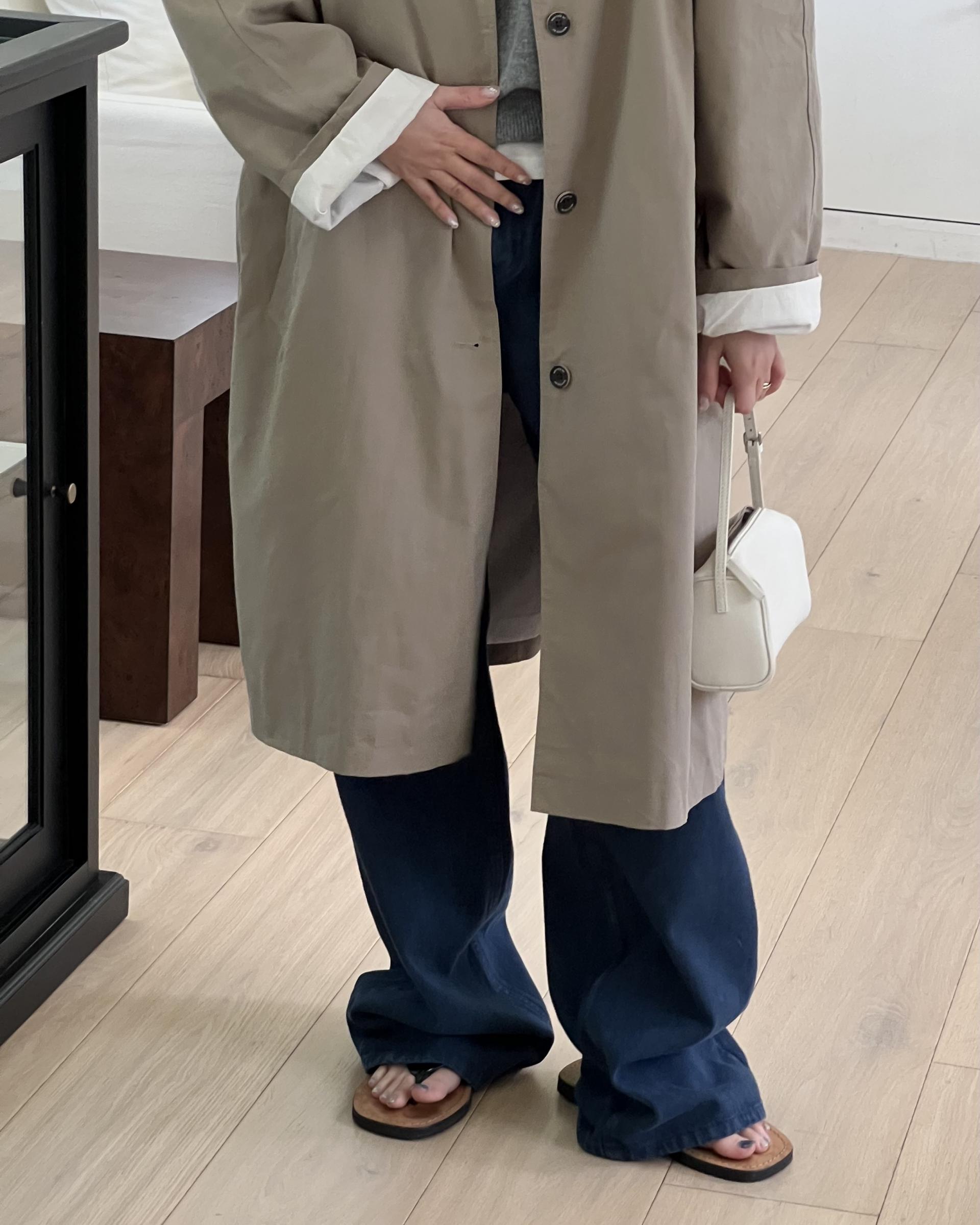 post single trench (khaki)