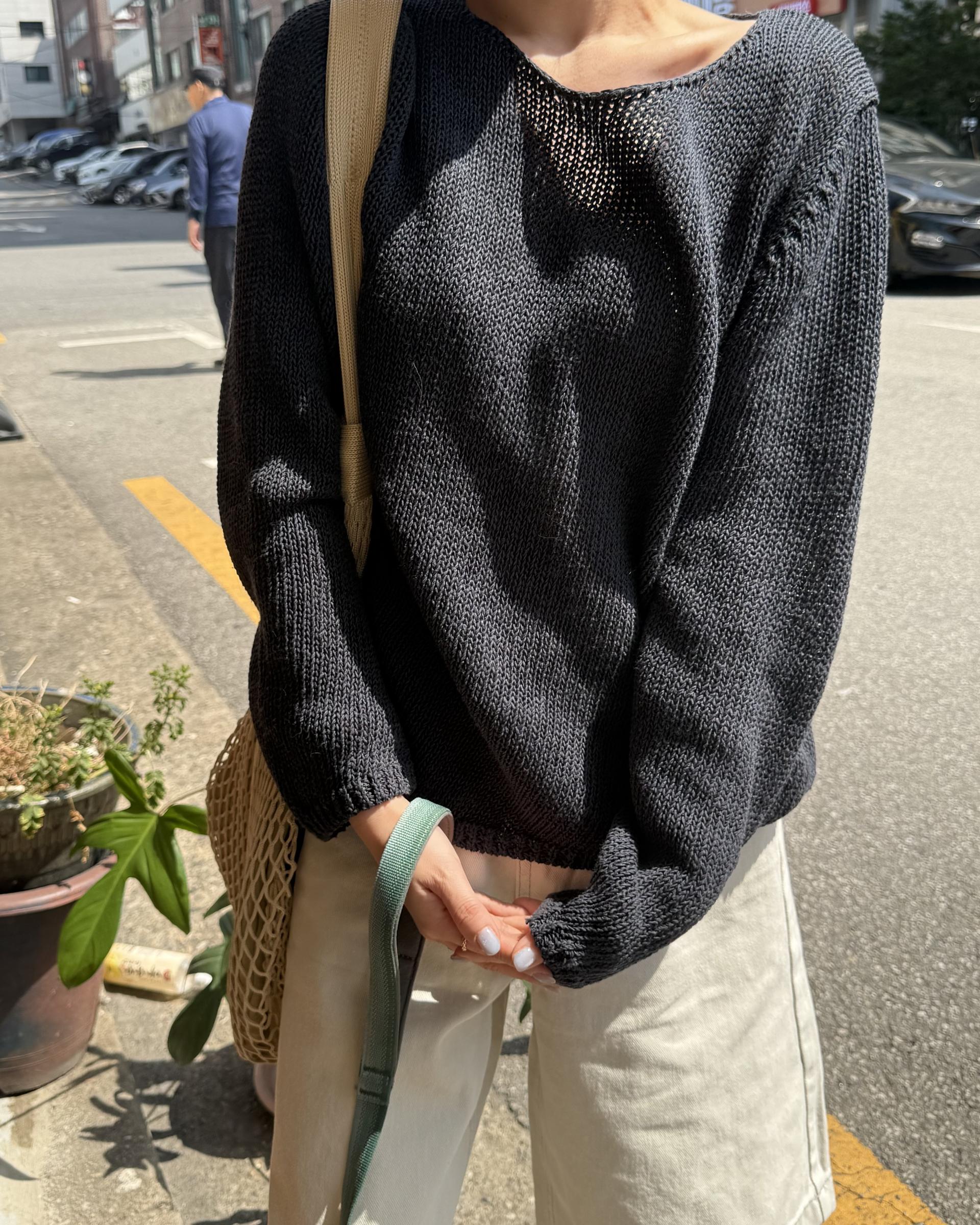 dolce knit (charcoal) 완