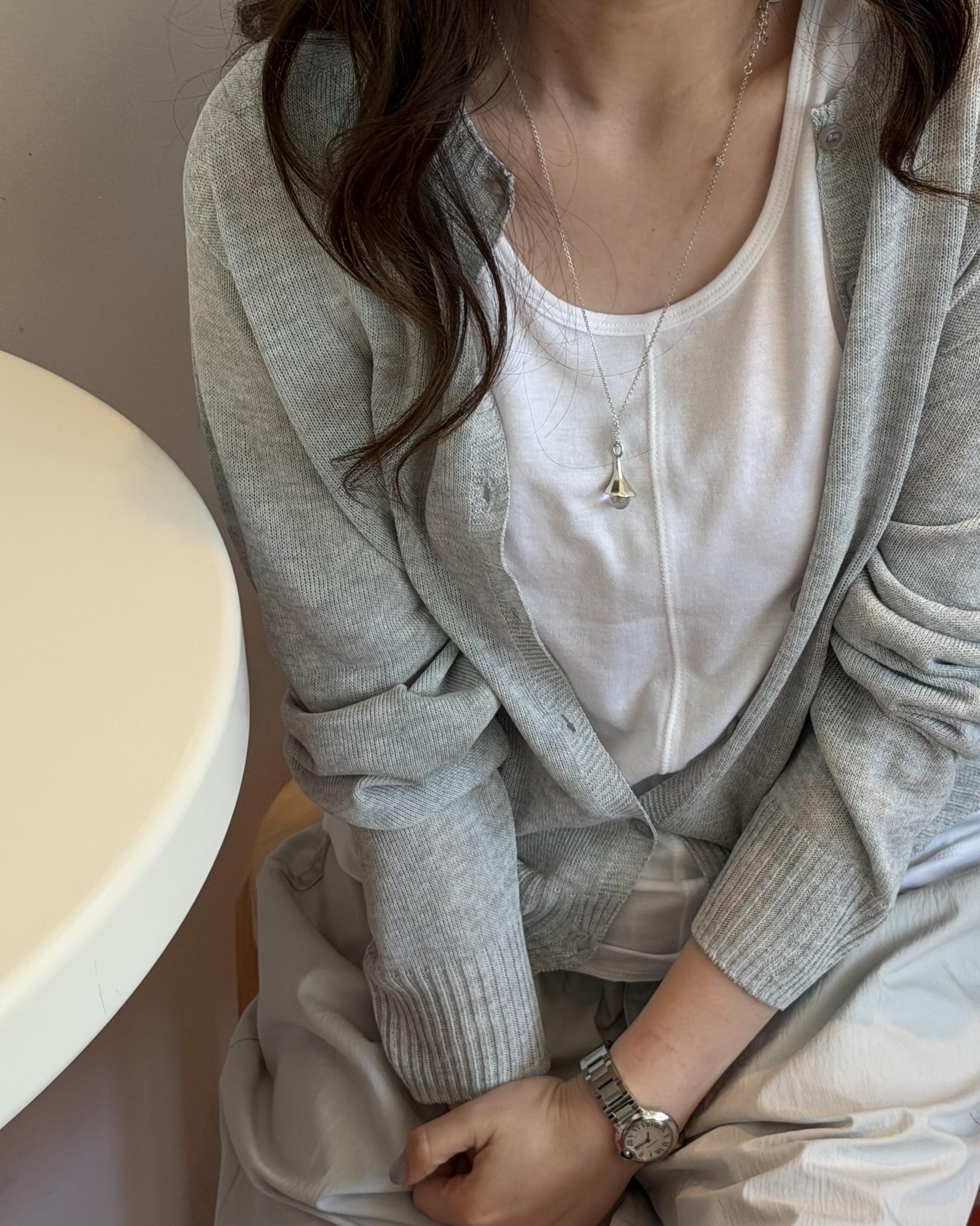 pampas string pants (pale grey)