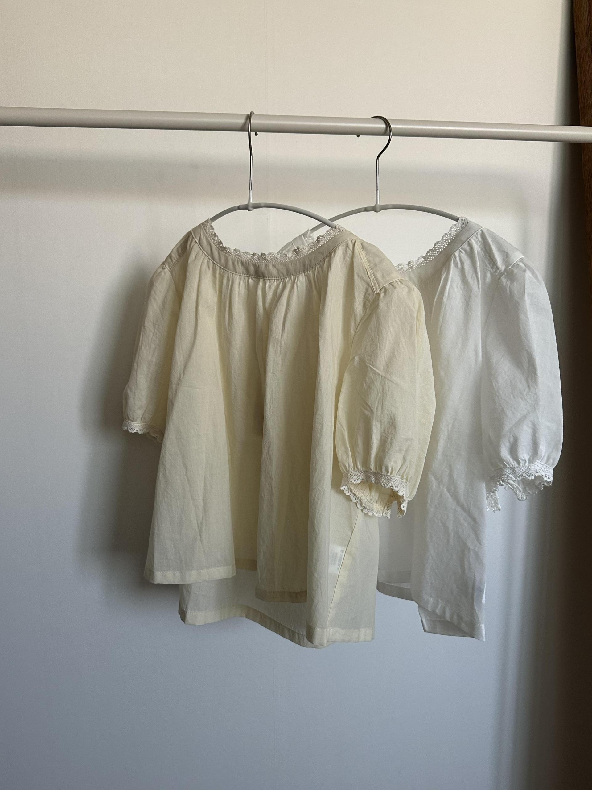 flan lace blouse (cream/ivory)
