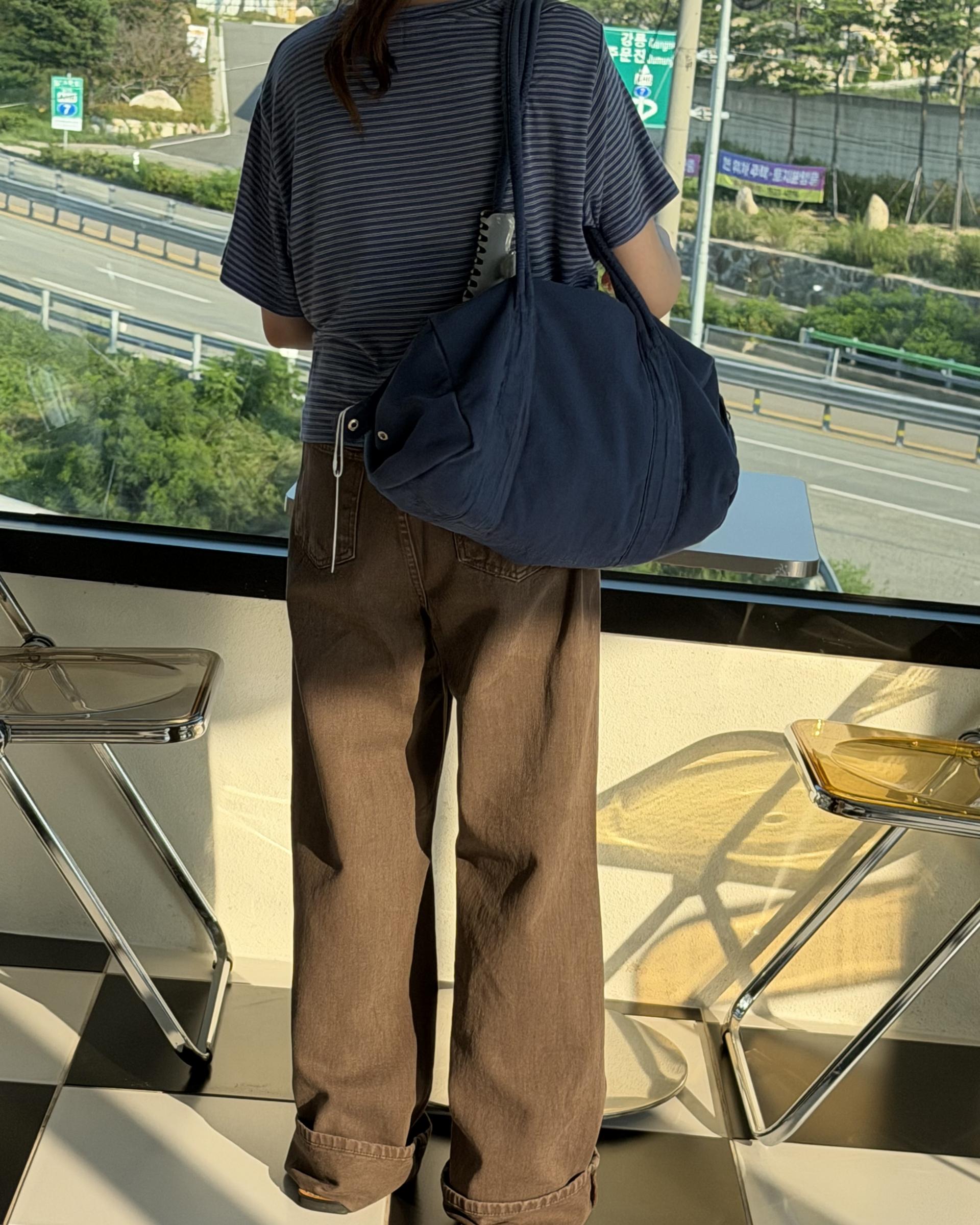 moon dying pants (brown/blue)