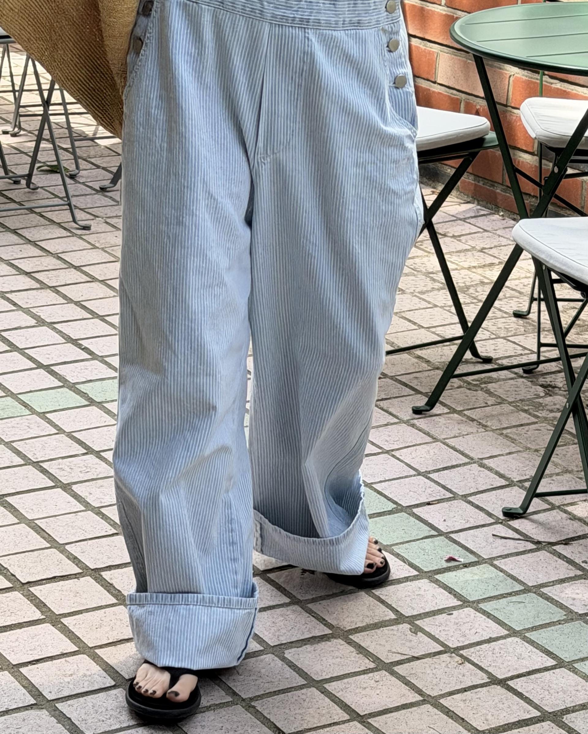 donkey stripe overall