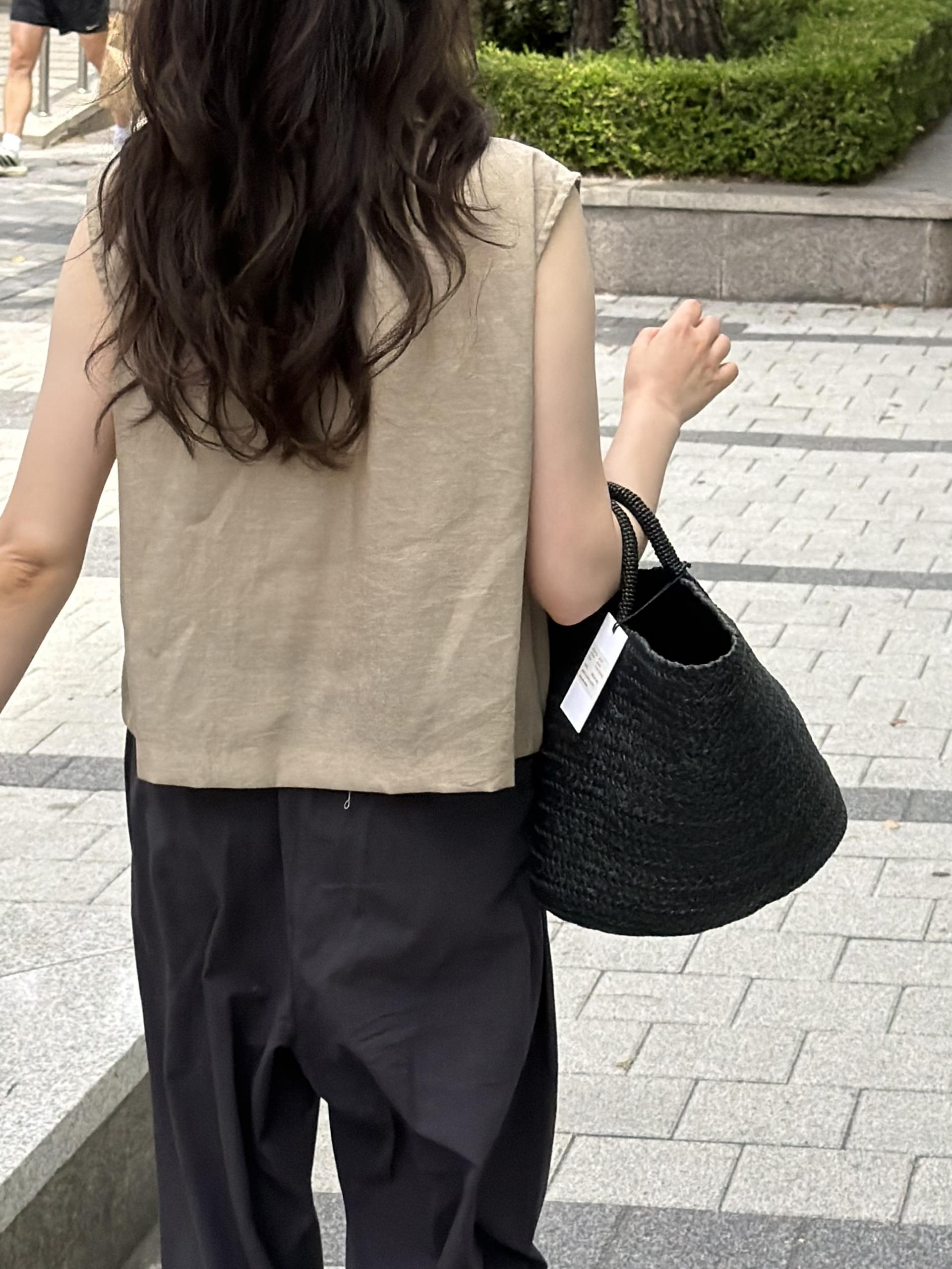 moris blouse (brown/cream)