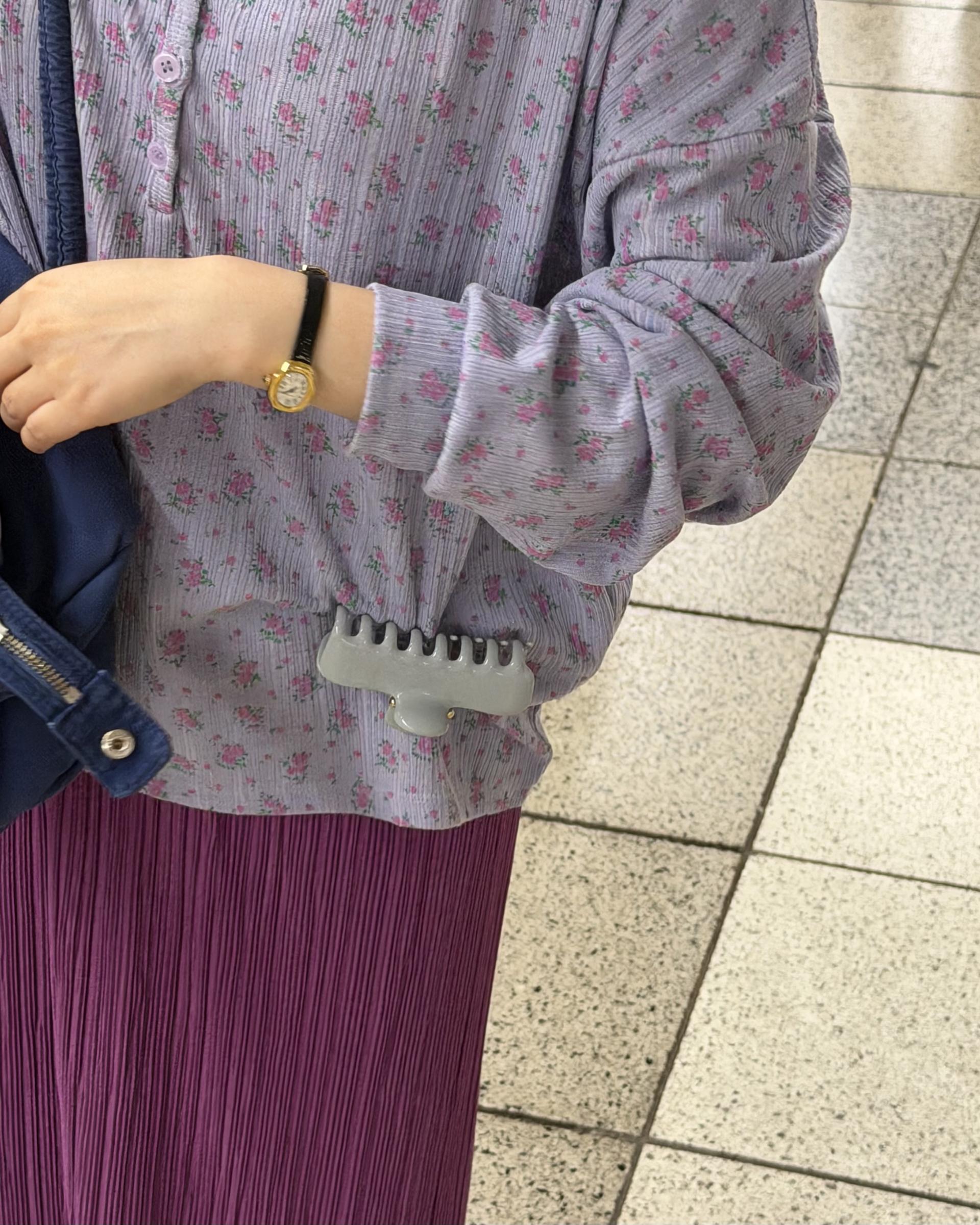 <made> penne skirt (violet)