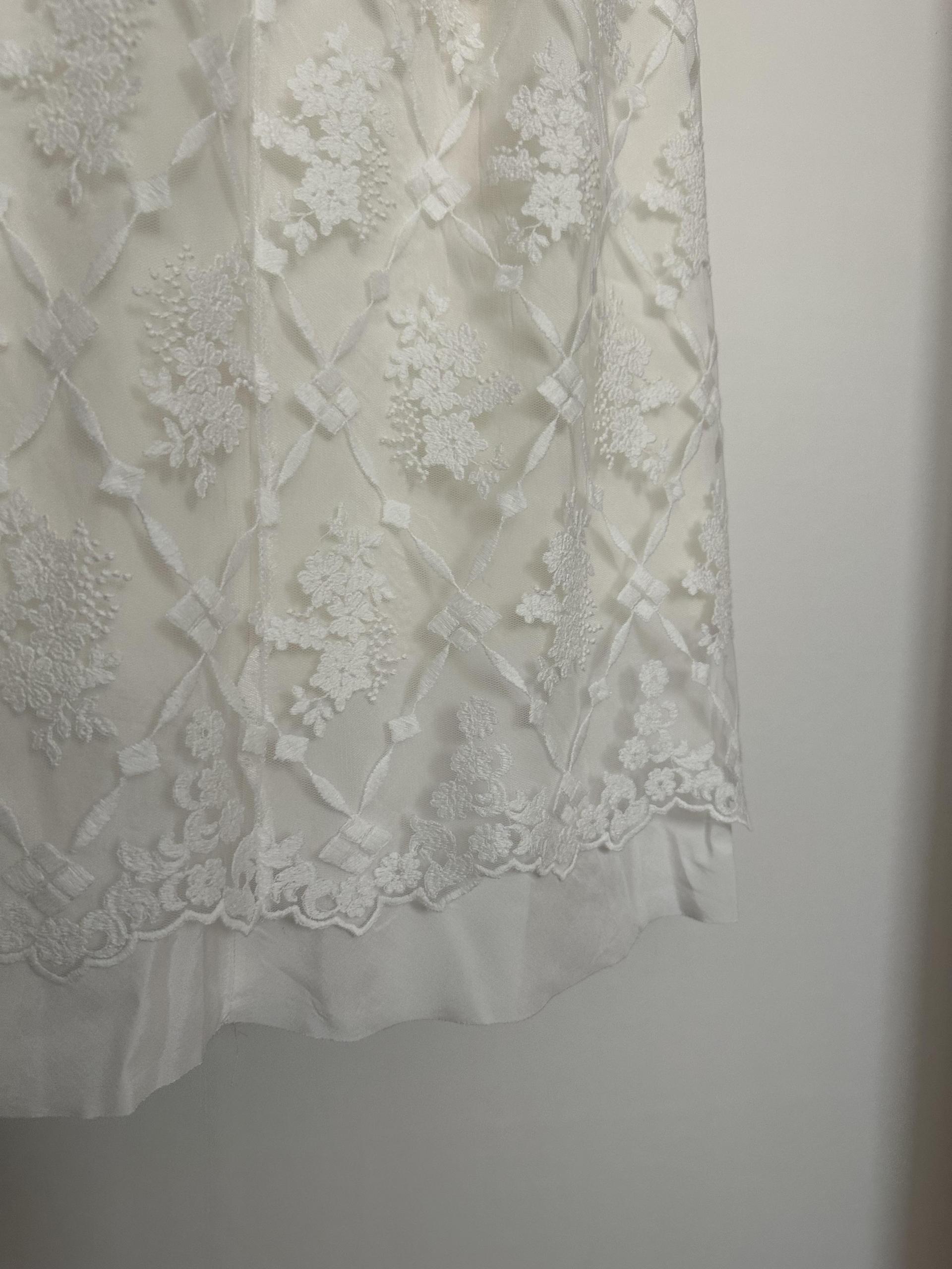cosmic lace skirt