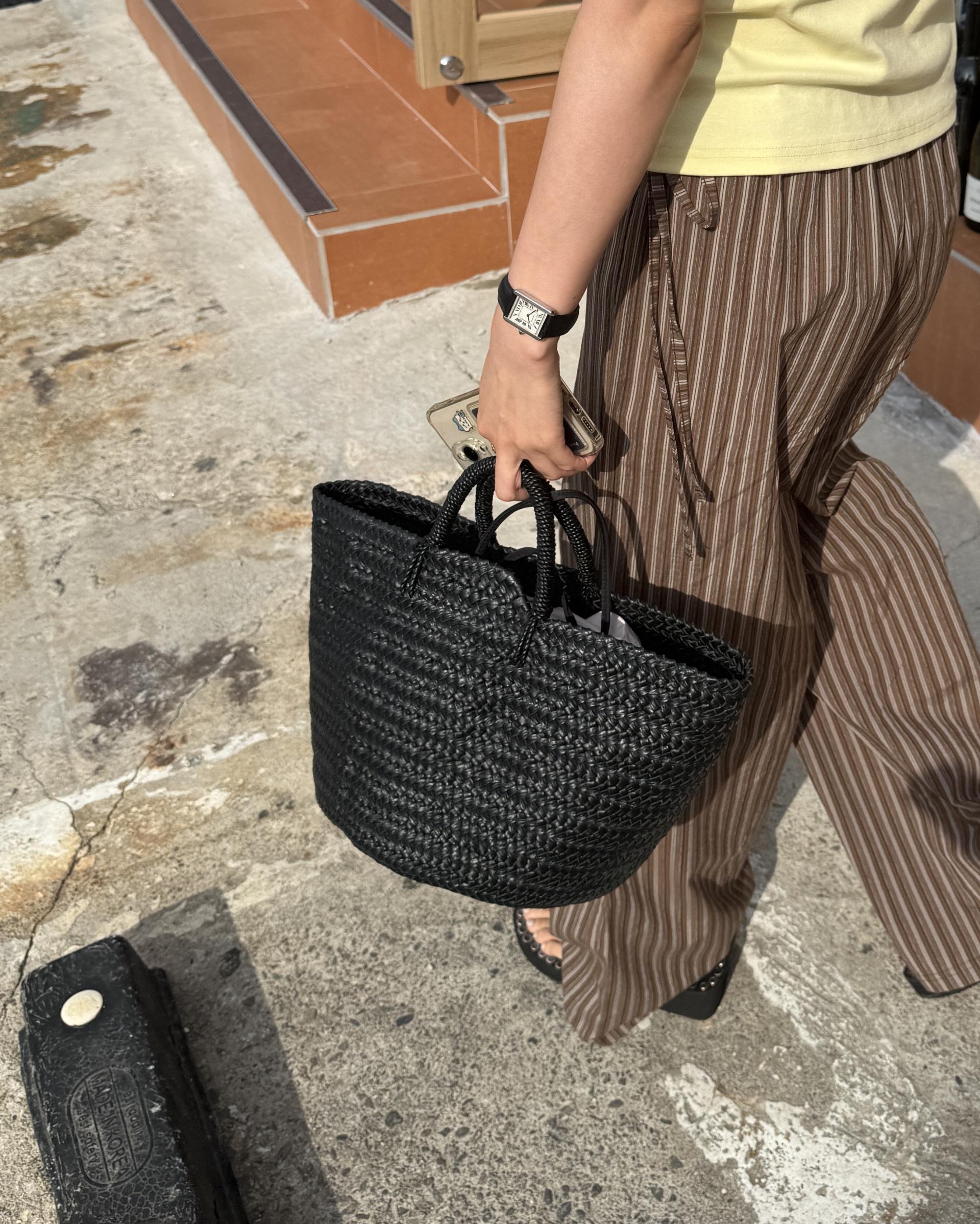 zinny stripe pants (blue/brown)