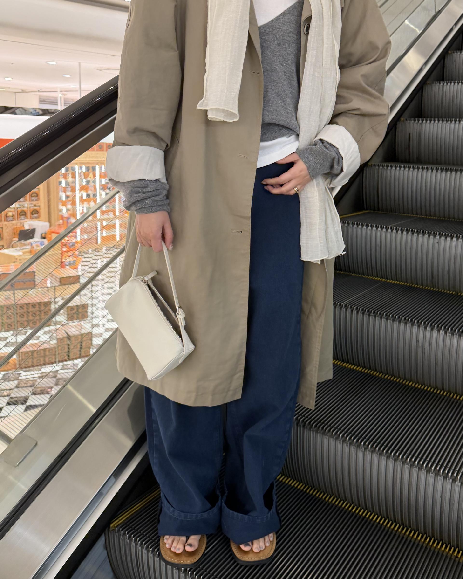 post single trench (khaki)