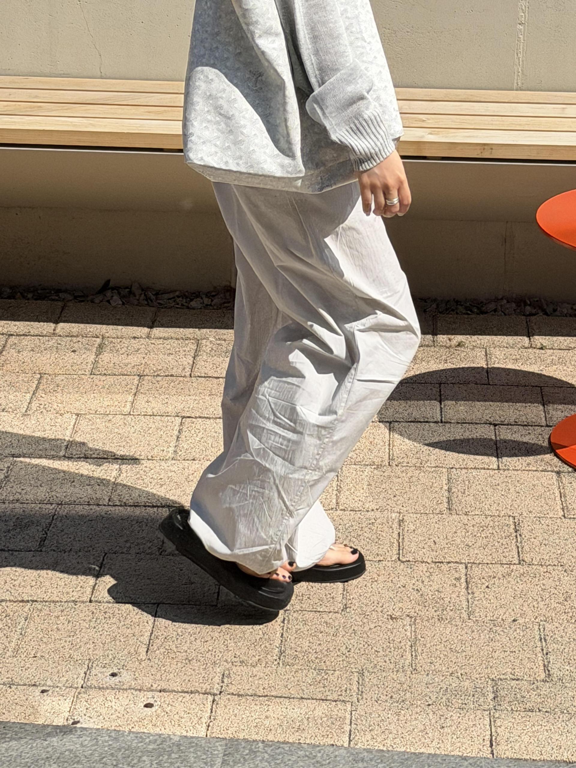 pampas string pants (pale grey)