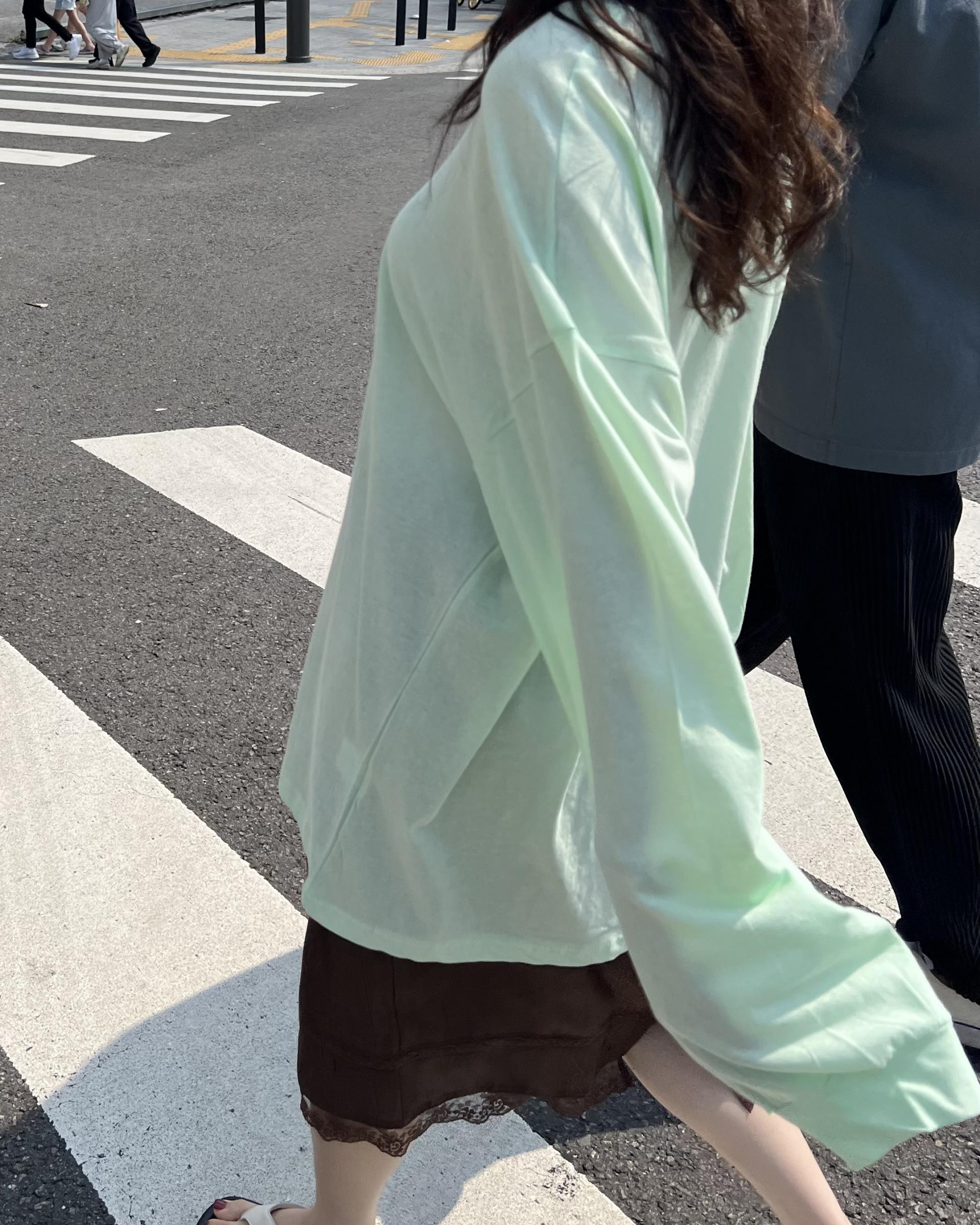 fruit top (white/mint/yellow/black/melange/pink)