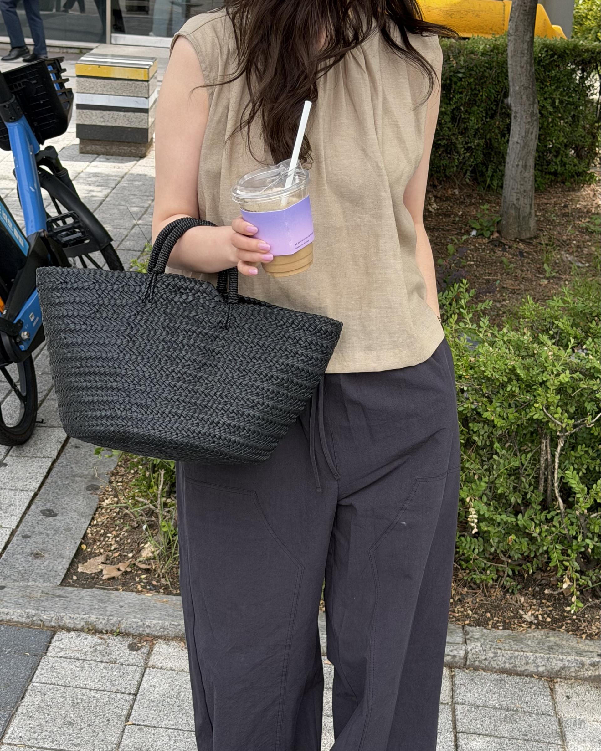 moris blouse (brown/cream)