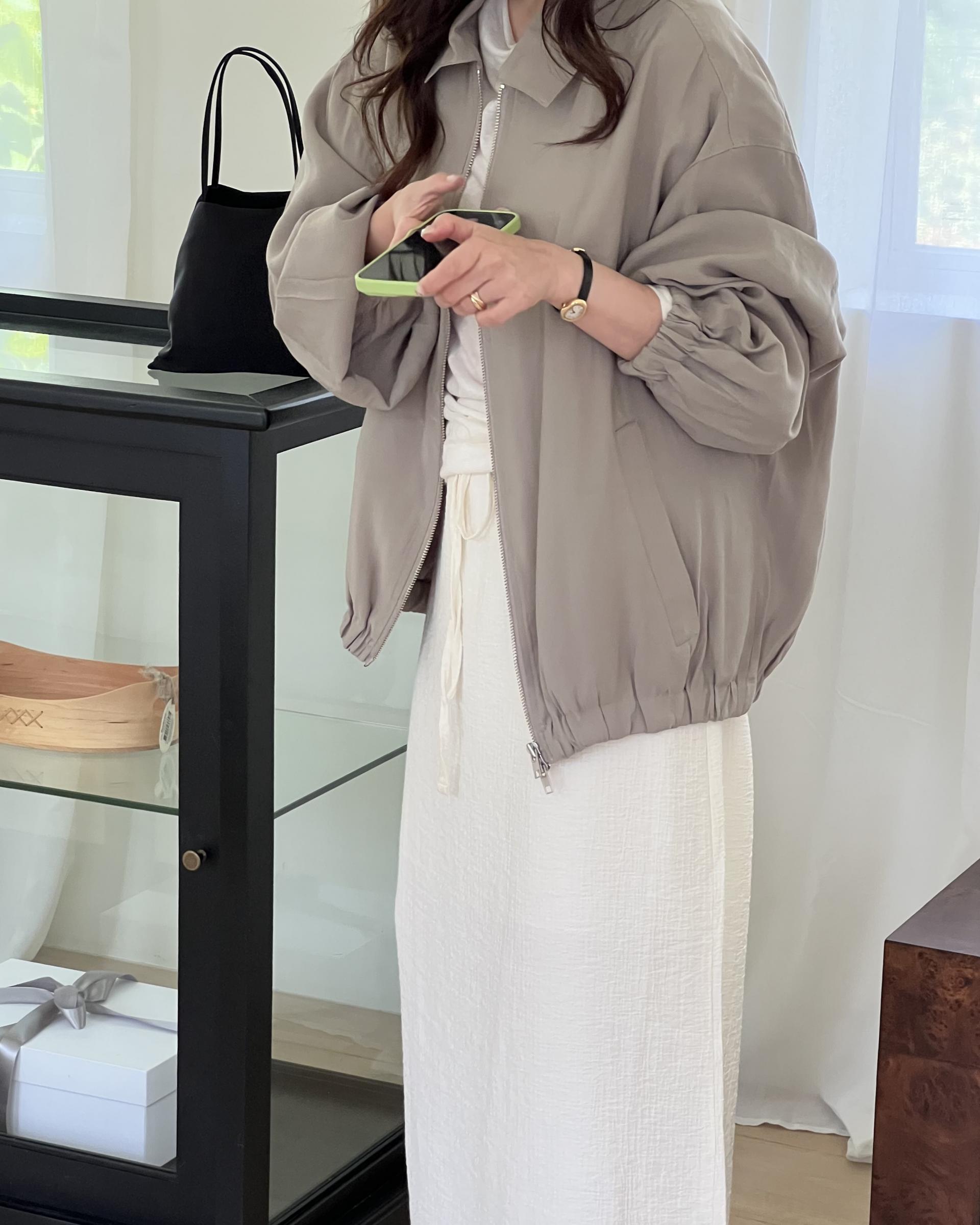 wool skin top (ivory/beige/charcoal/black)