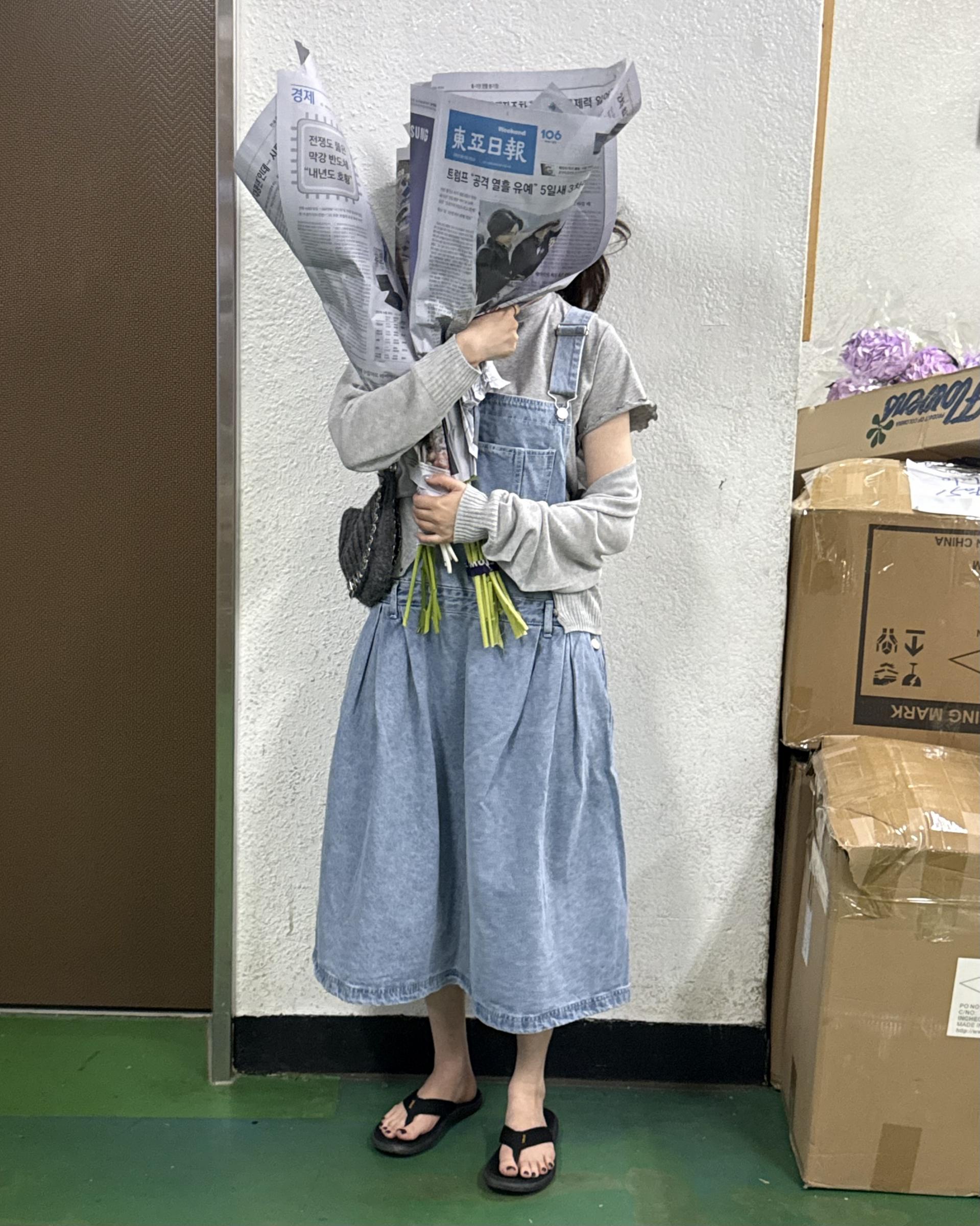miguel denim overall