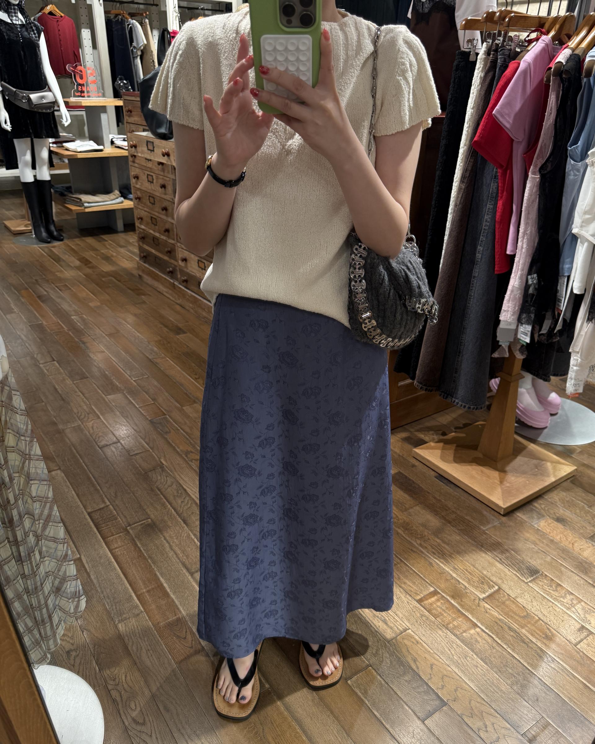 emma half knit (cream/pale grey/charcoal)