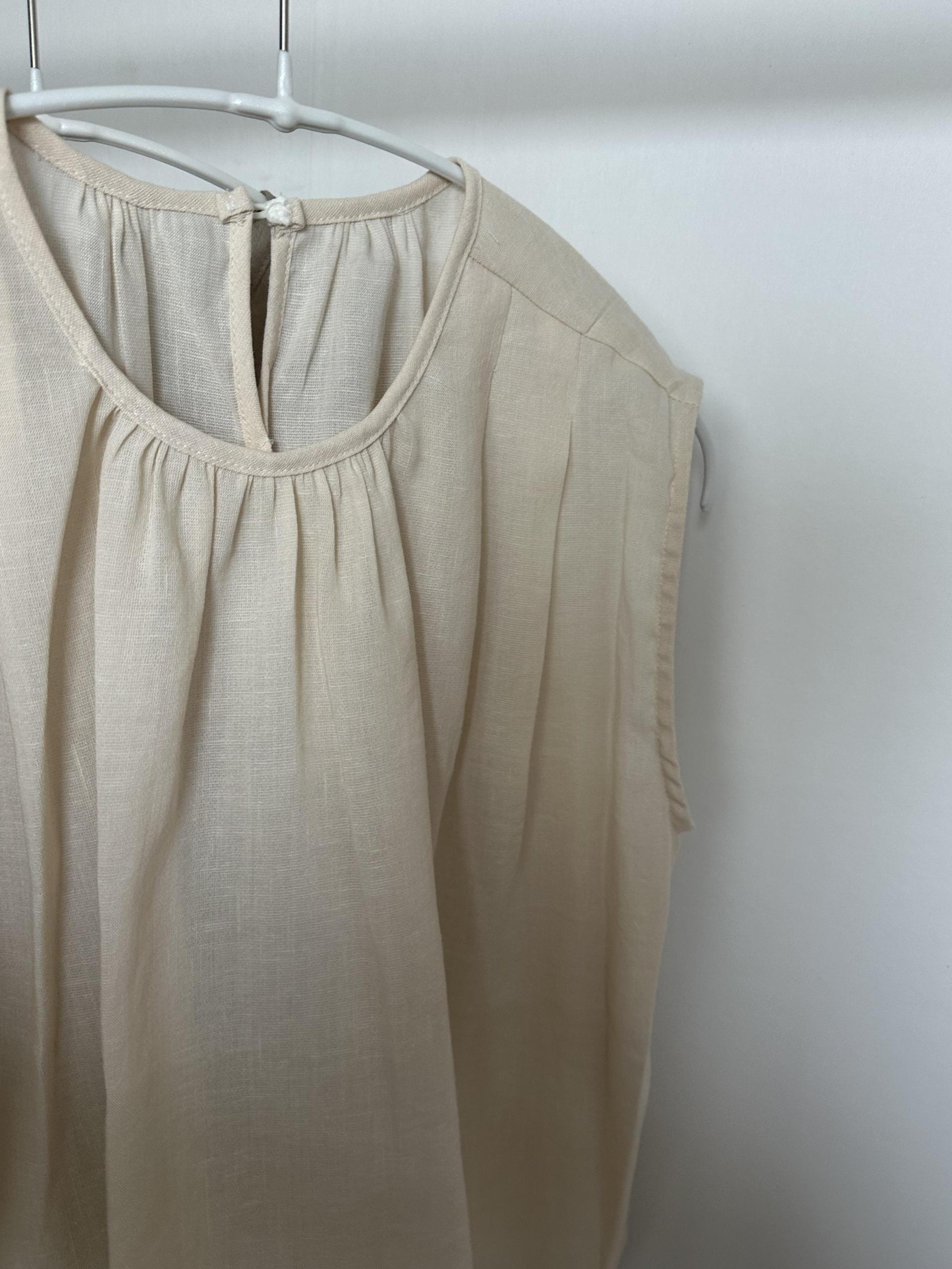 moris blouse (beige/brown)