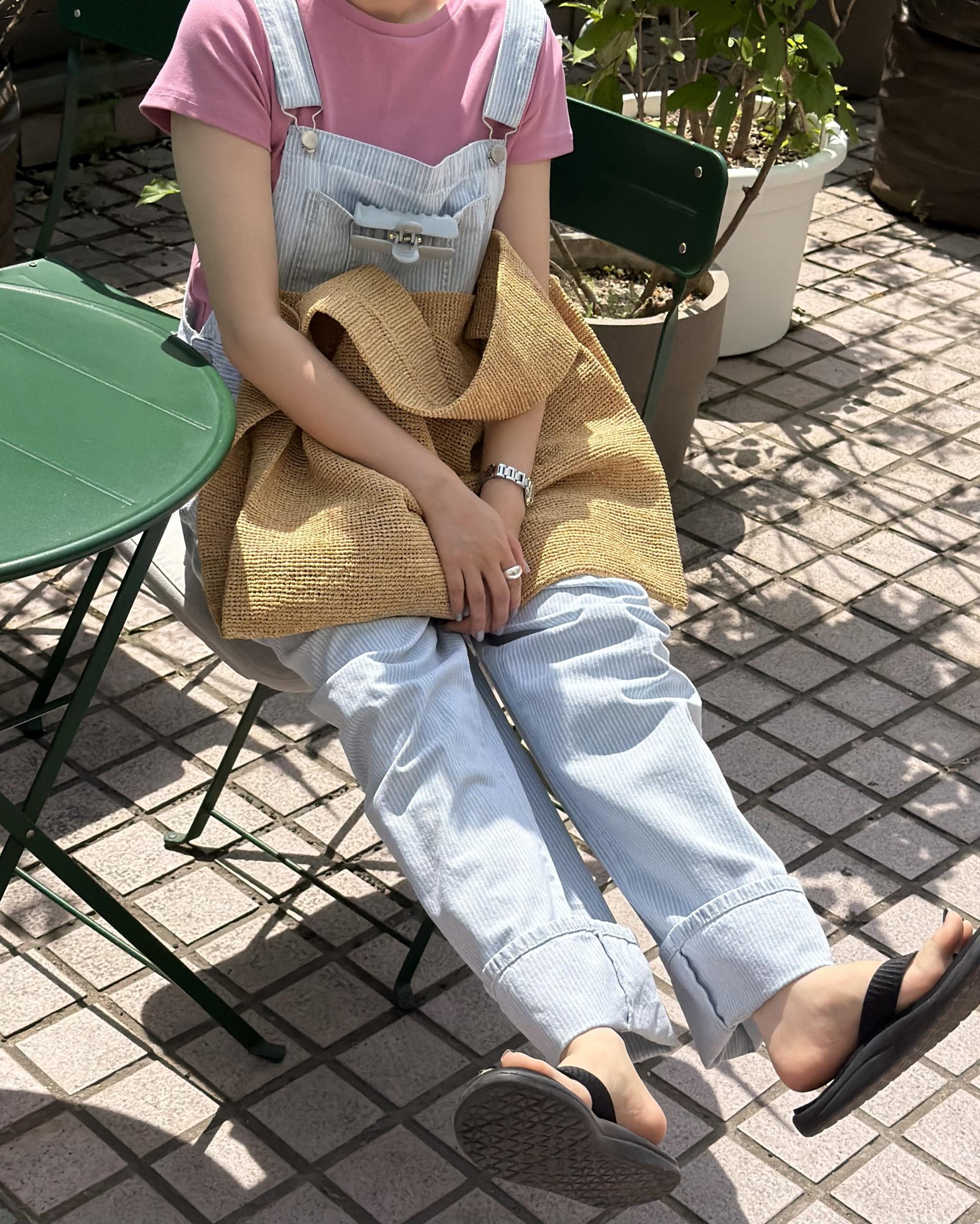 donkey stripe overall