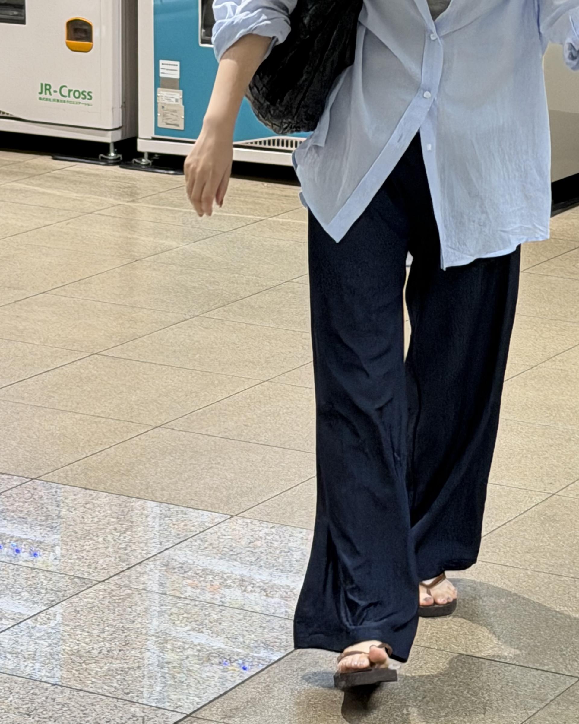 well banding pants (denim)