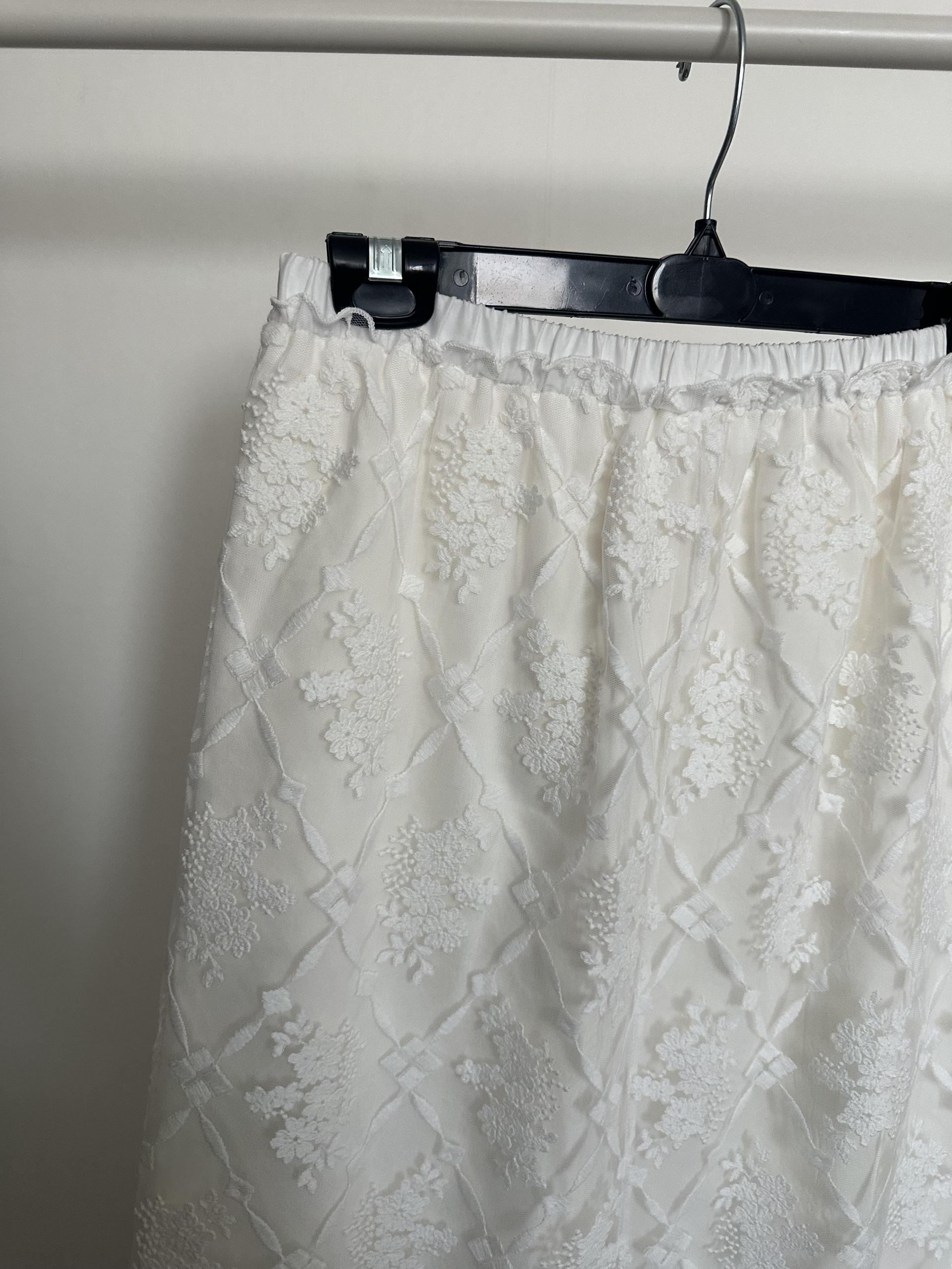 cosmic lace skirt