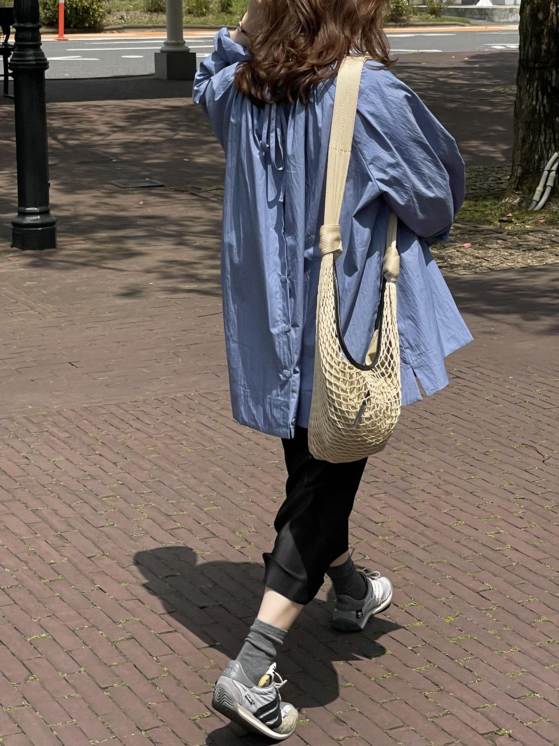 <made> sorbet blouse (indigo blue) (13차 pre-order)