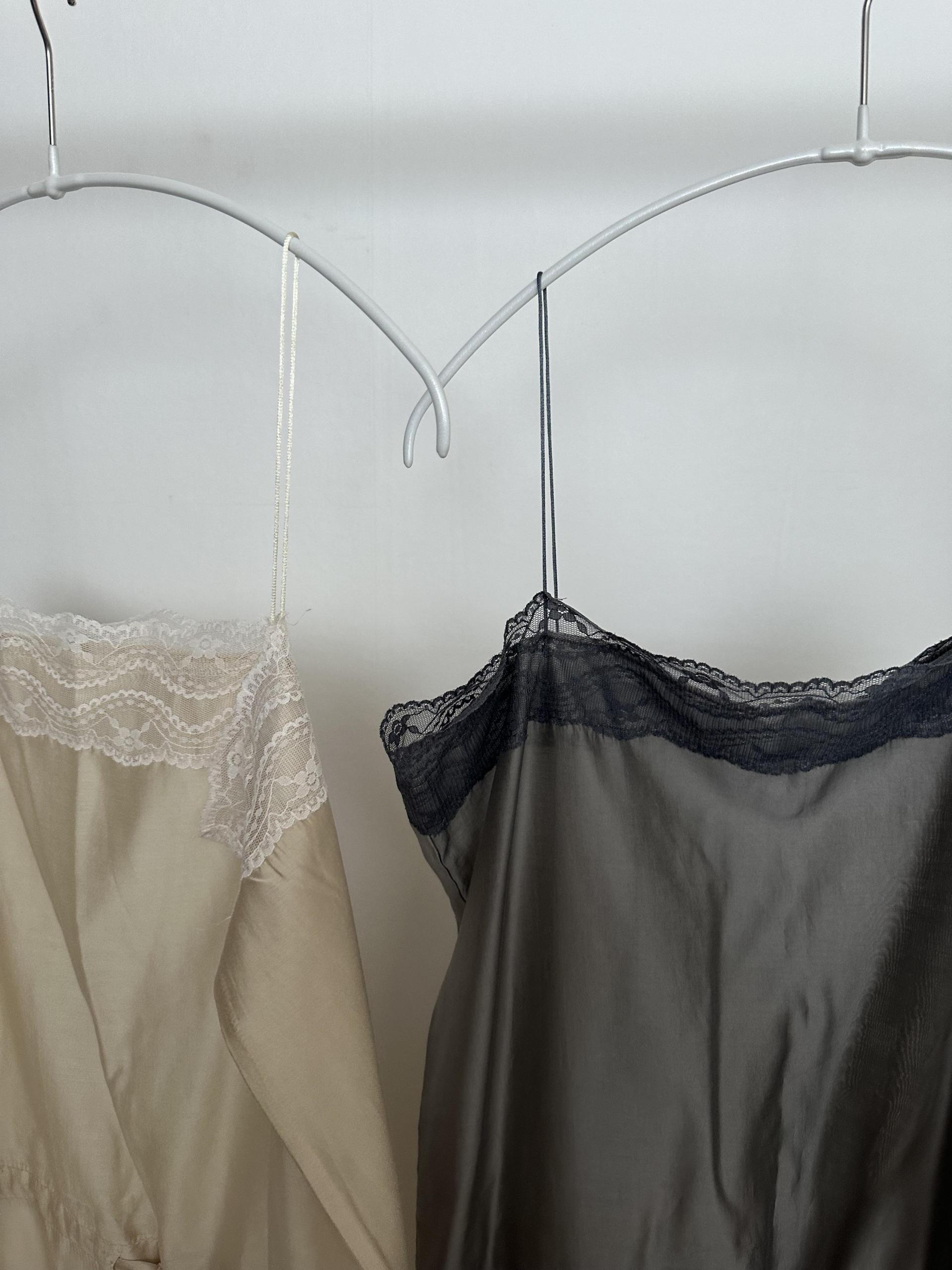 madame lace dress (butter/grey)