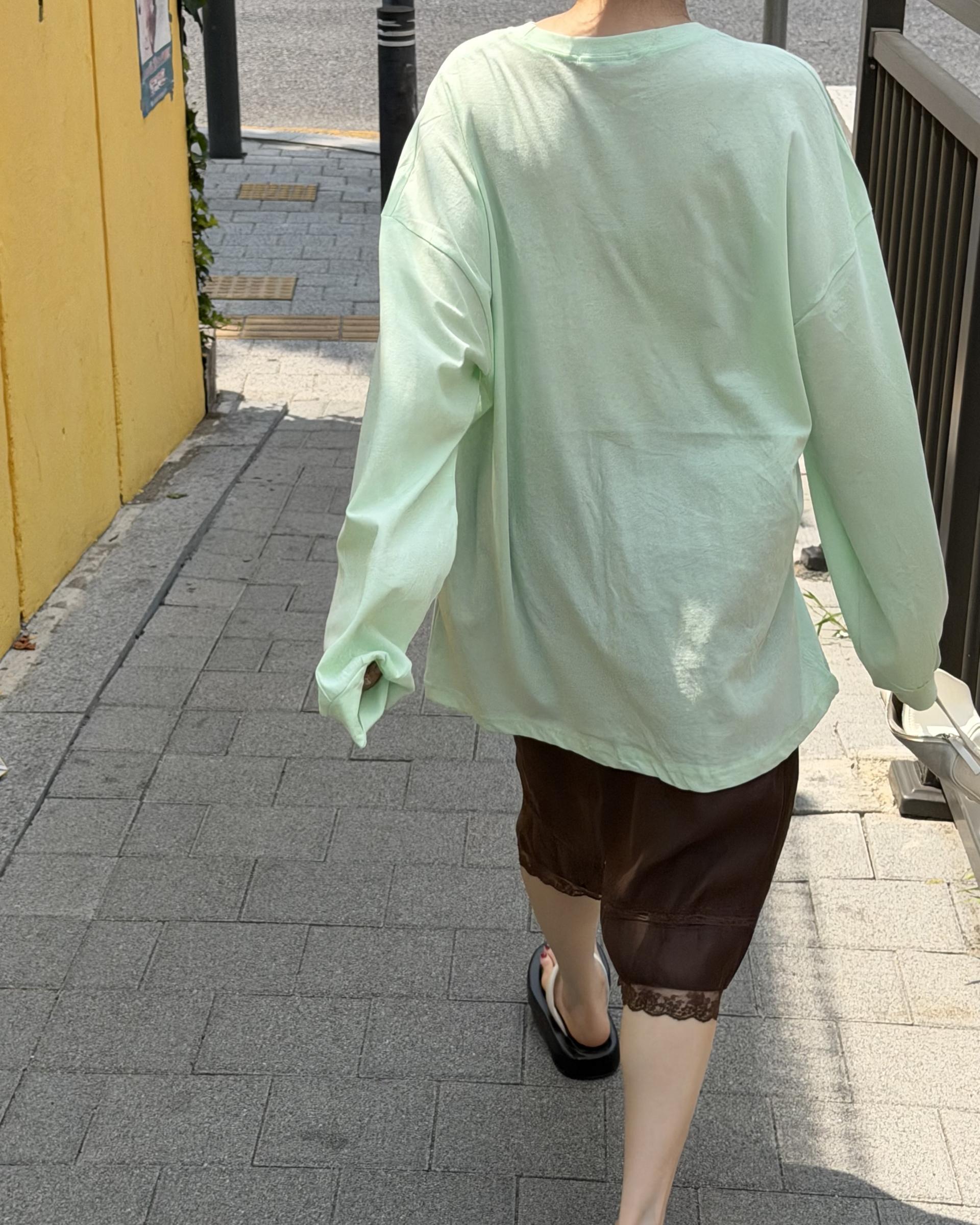 fruit top (white/mint/yellow/black/melange/pink)