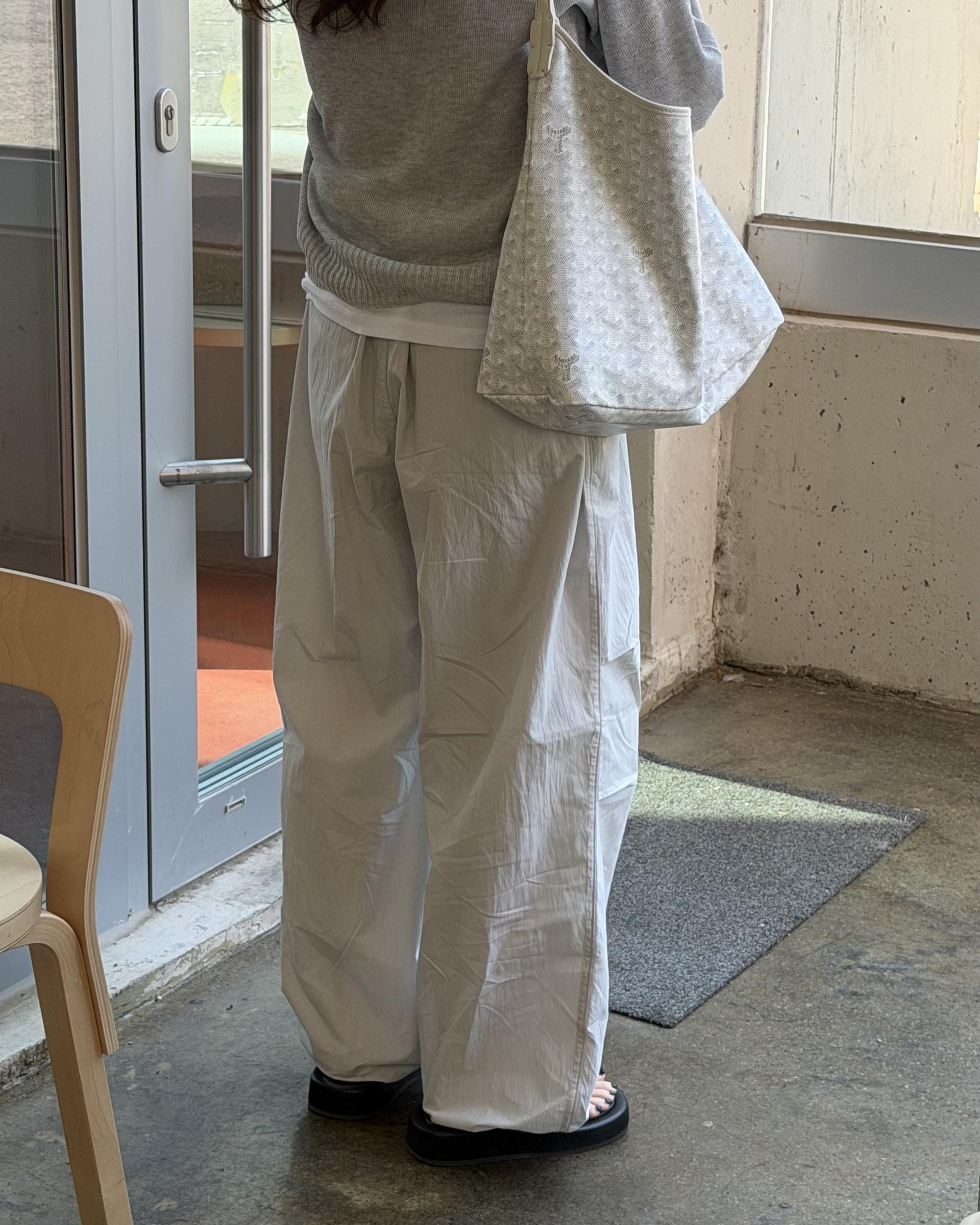 pampas string pants (pale grey)