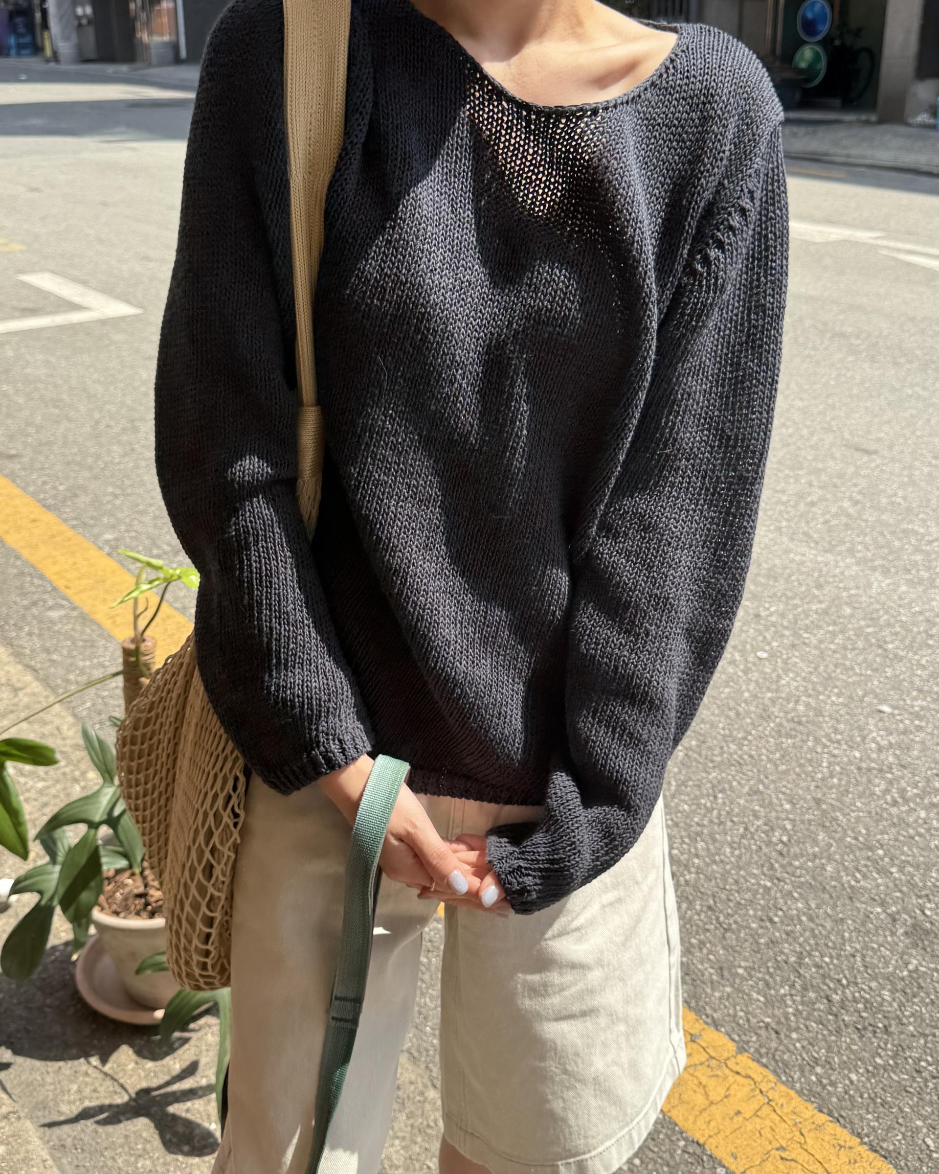 dolce knit (charcoal) 완