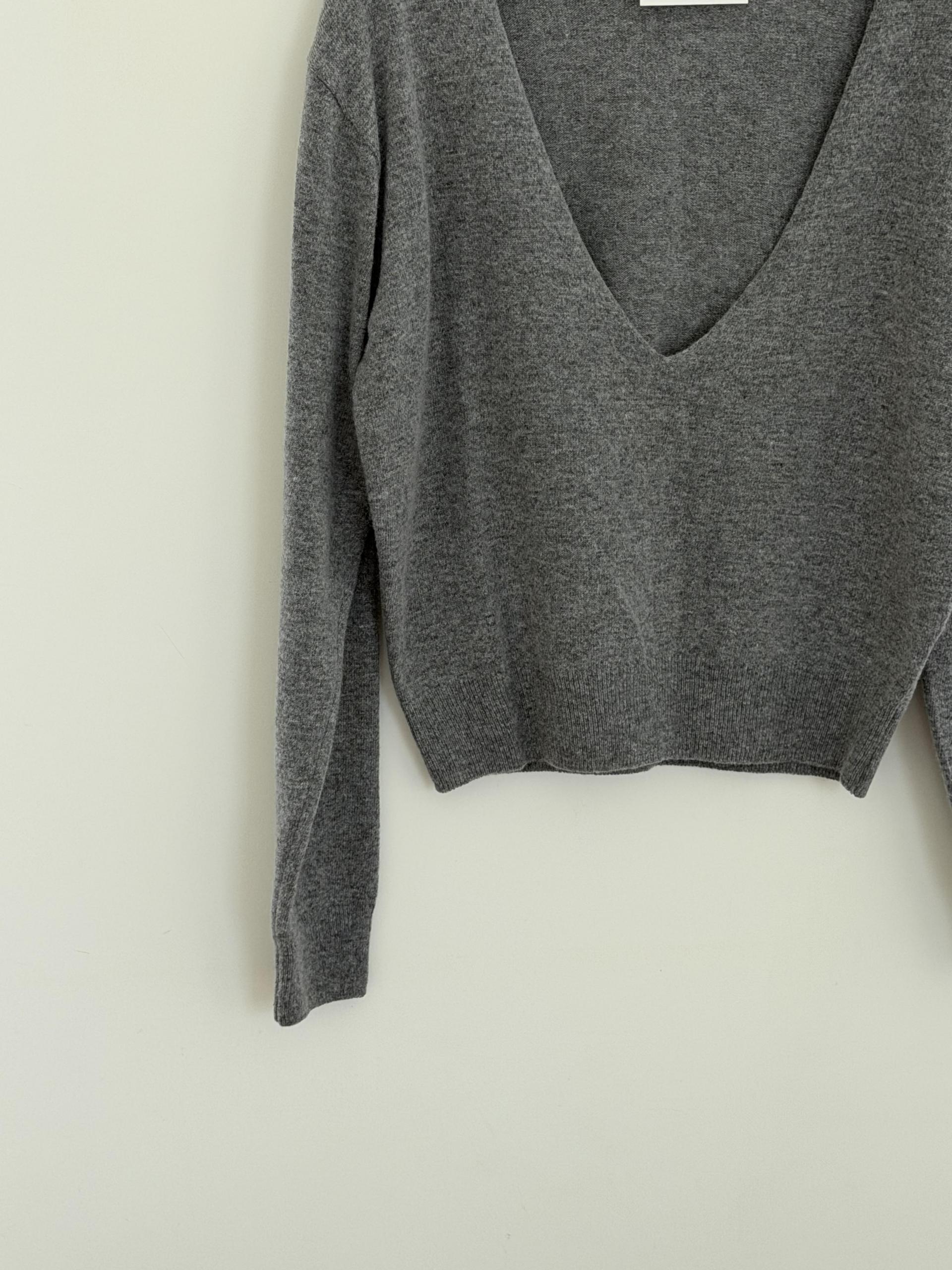 till deep v-neck (plum)