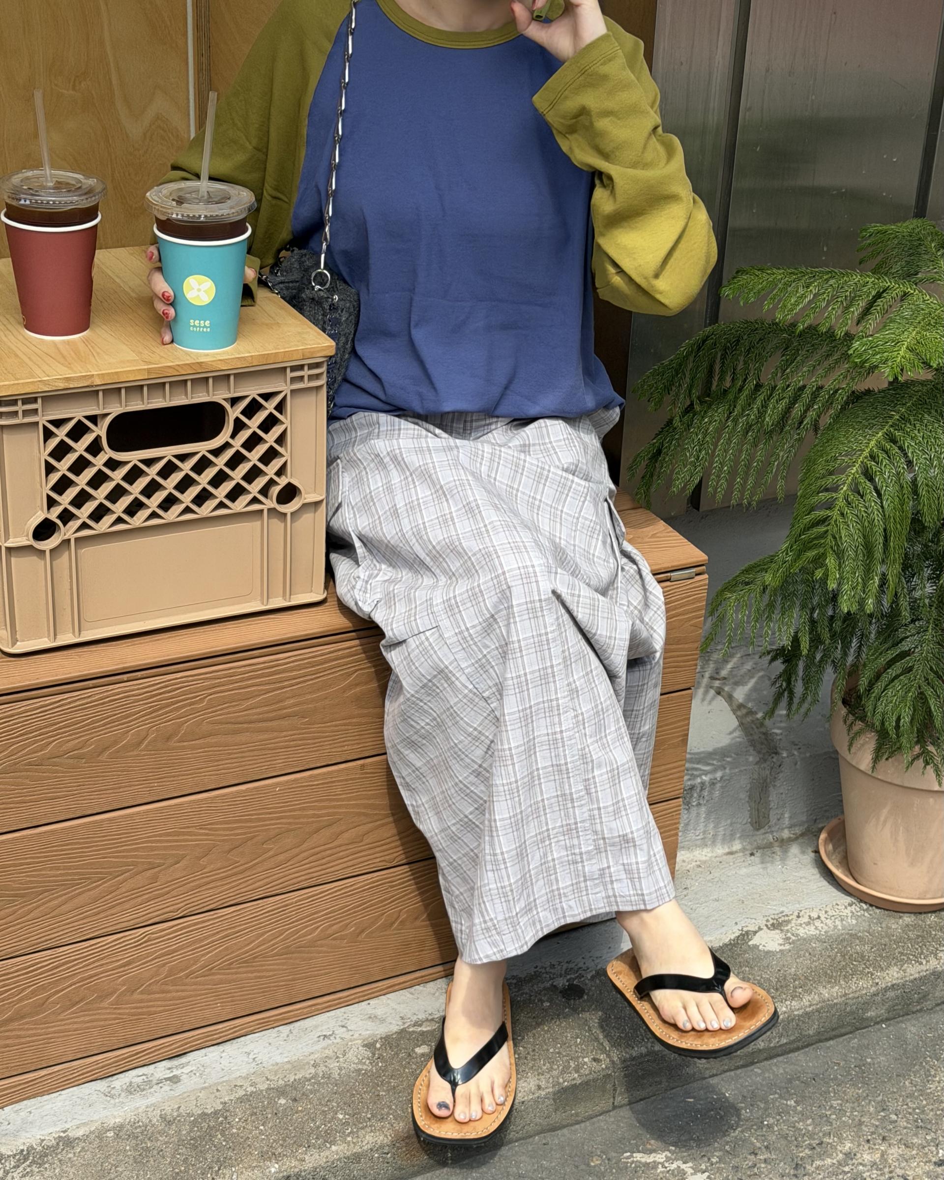 union raglan top (blue/navy)