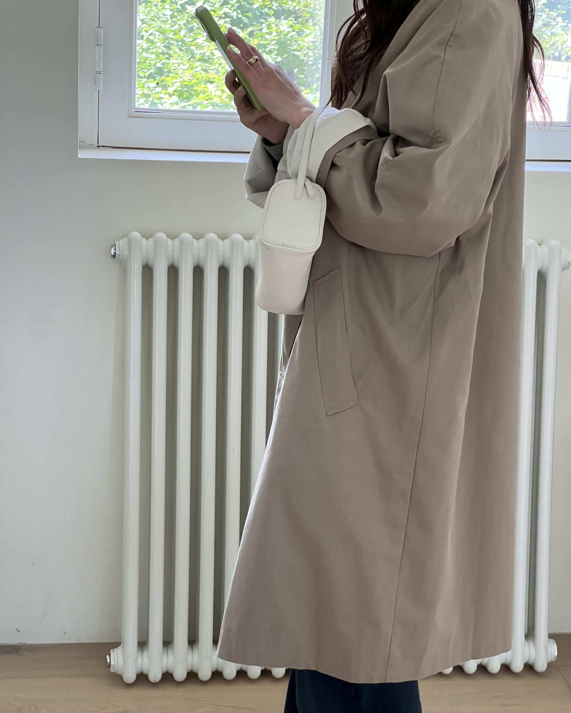 post single trench (khaki)