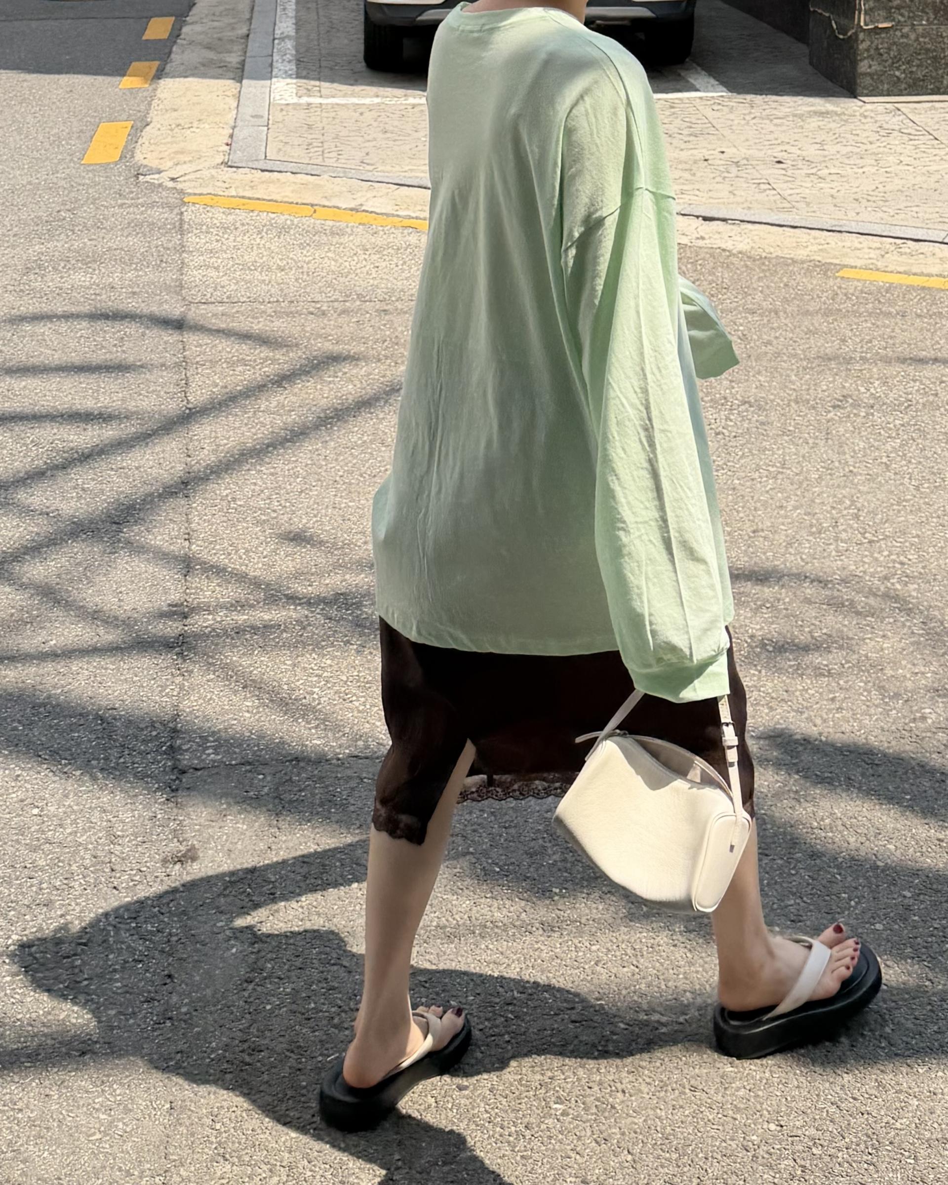 fruit top (white/mint/yellow/black/melange/pink)