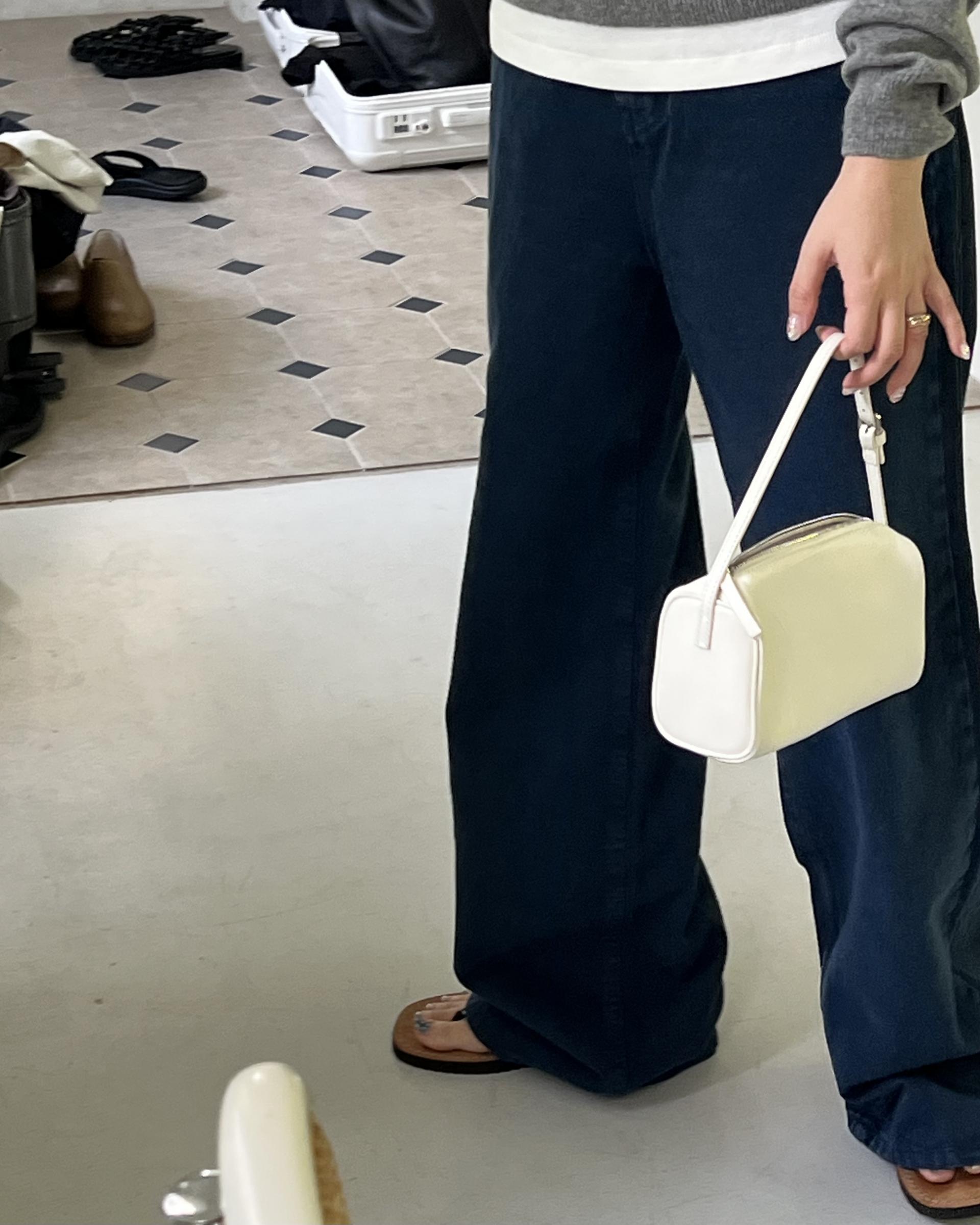 moon dying pants (brown/blue)