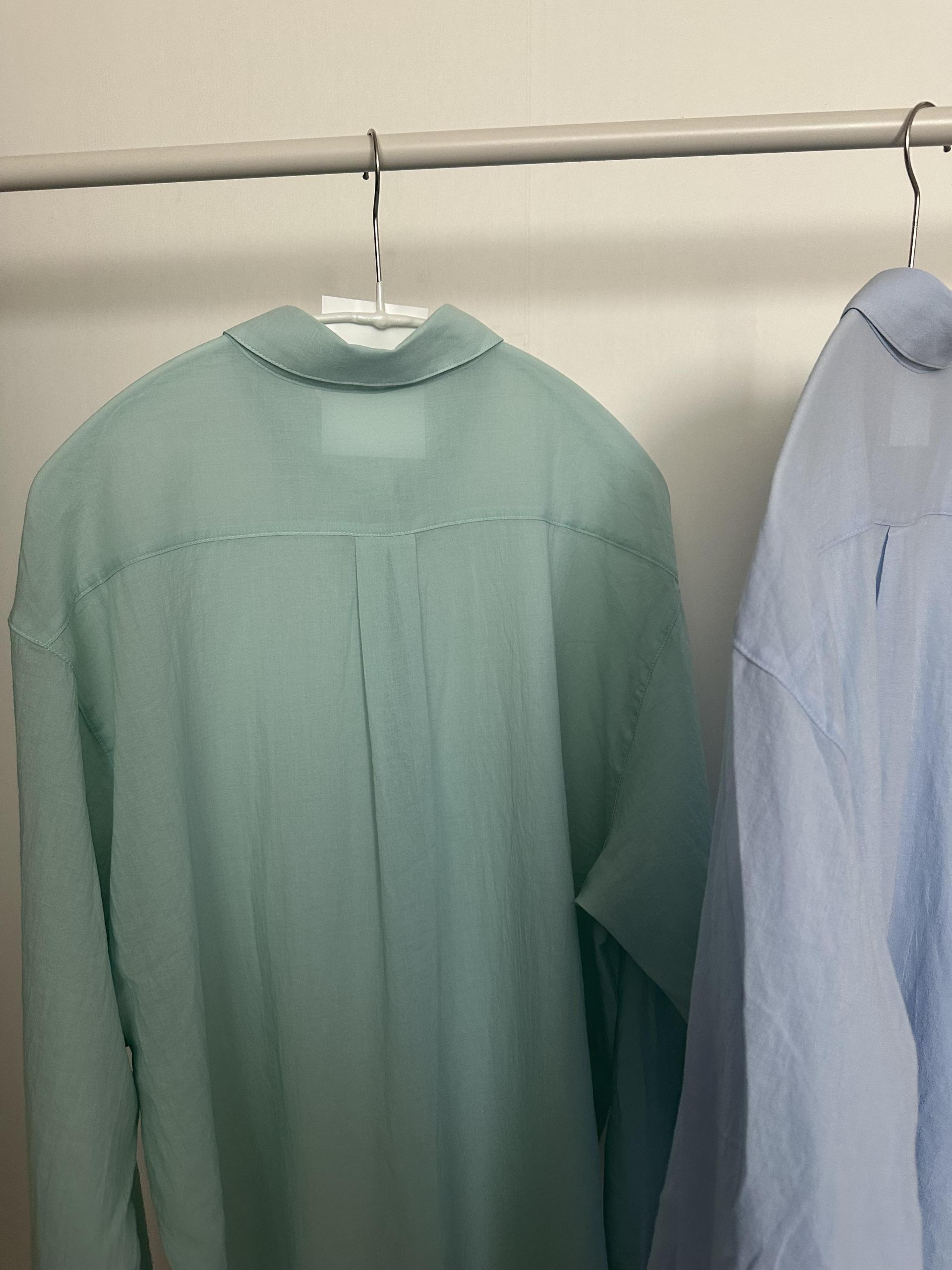 boil summer shirts (mint/blue)