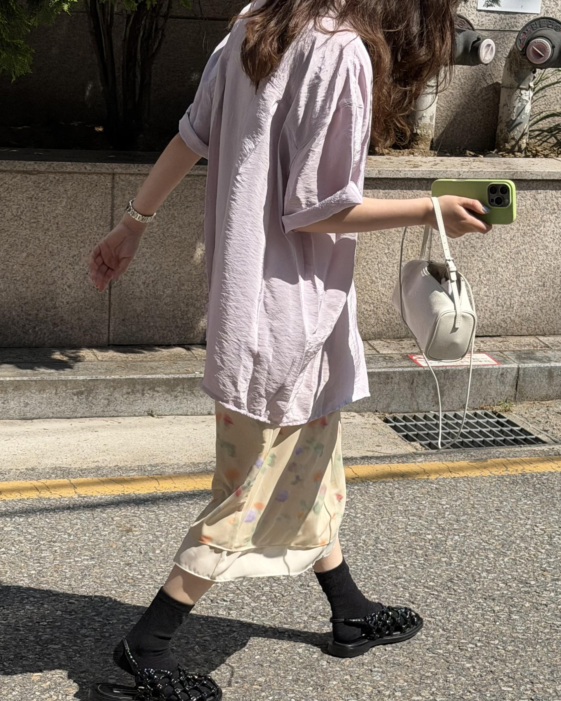 bong bong skirt (beige/black)