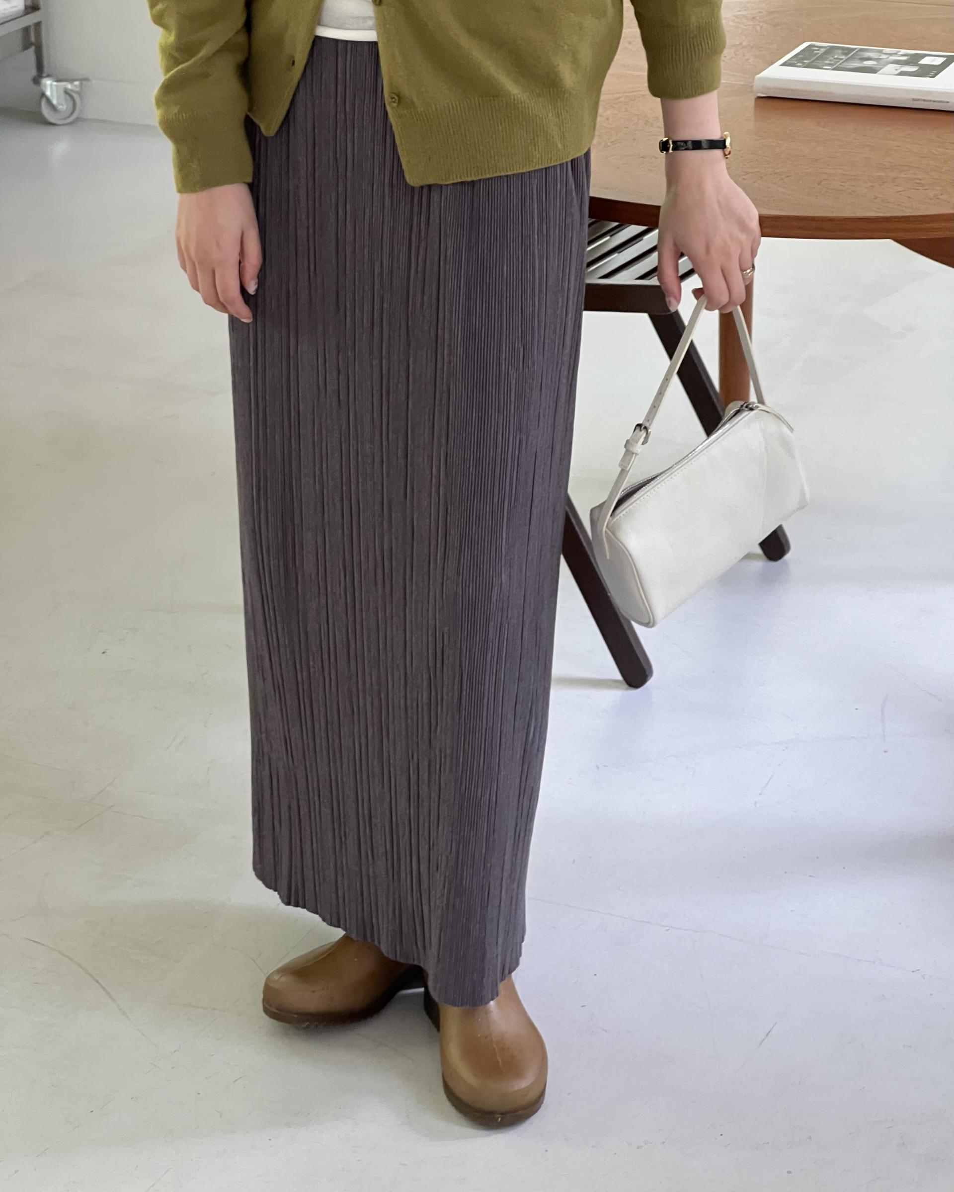 bowl round cardigan (grey/khaki/red)