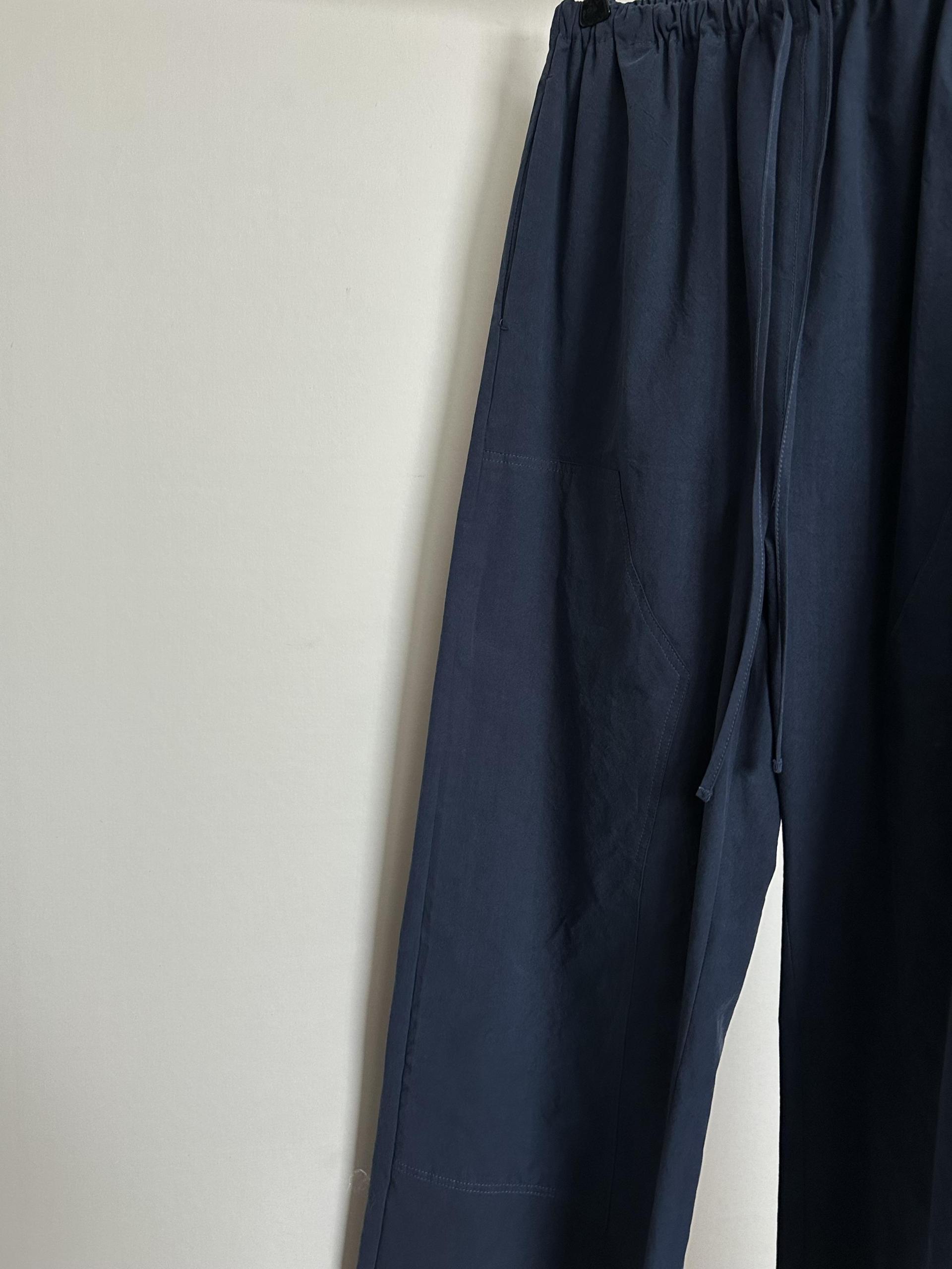 rusk cotton pants (charcoal/navy)