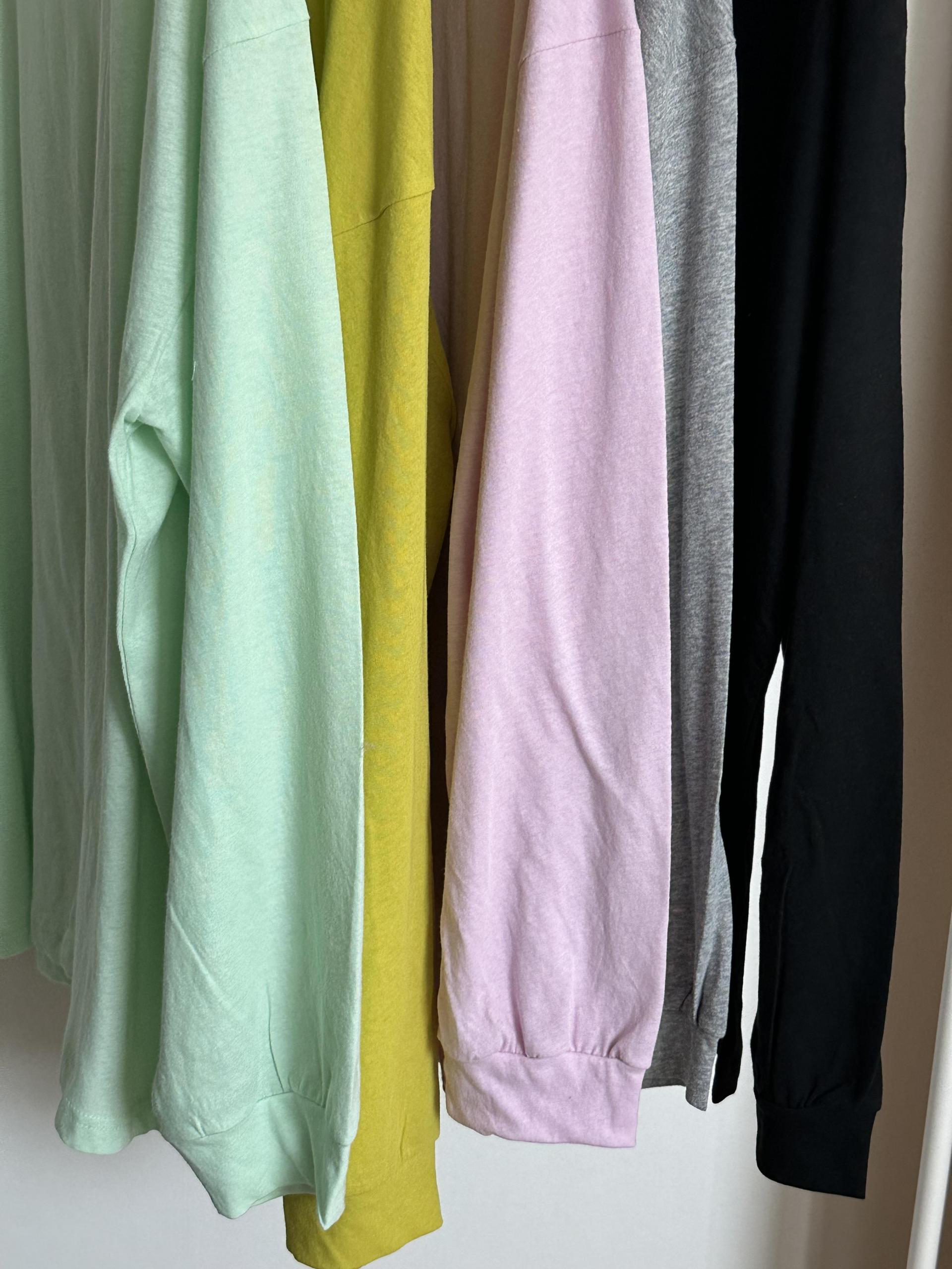 fruit top (white/mint/yellow/black/melange/pink)