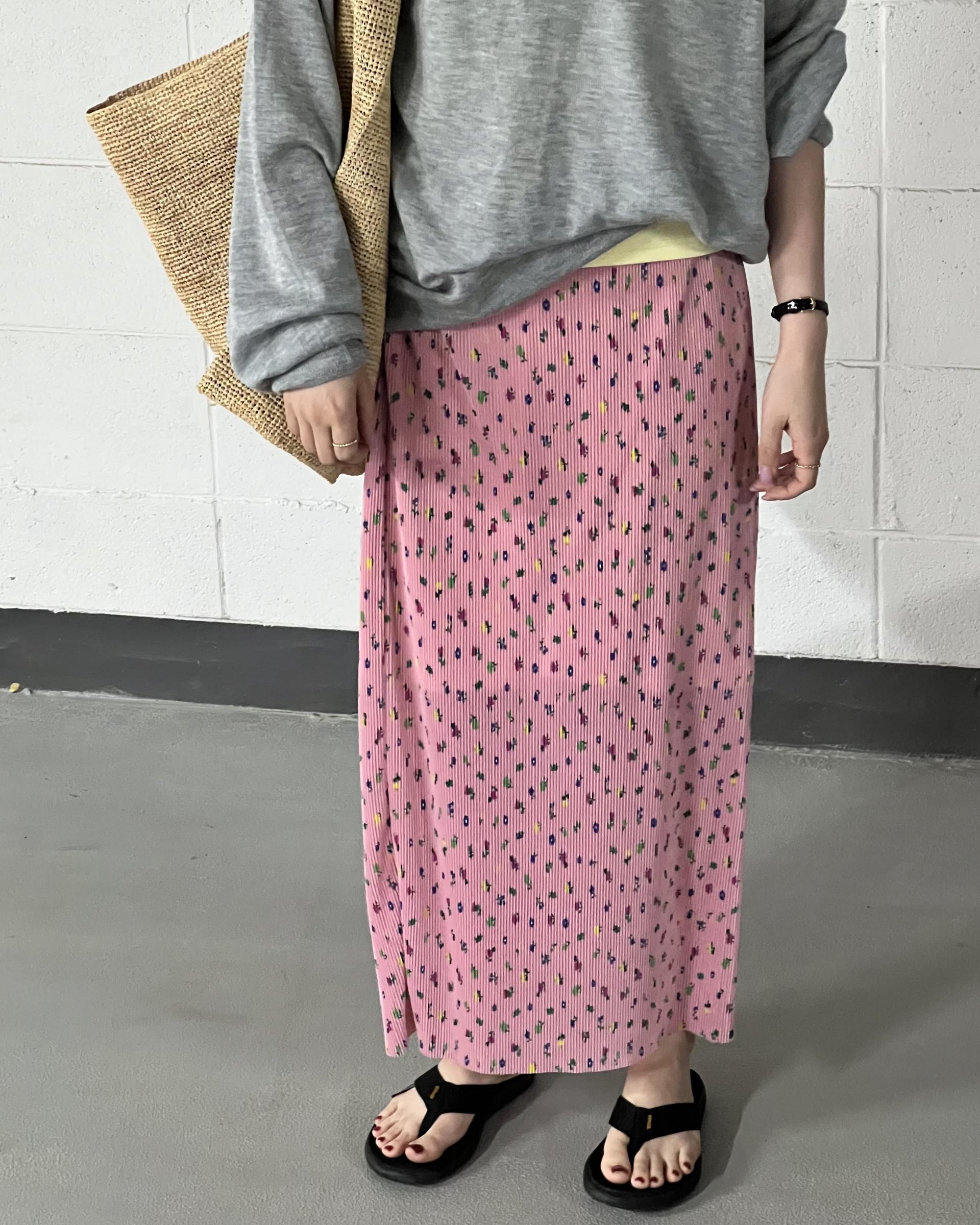 <made> penne skirt (bubble gum)