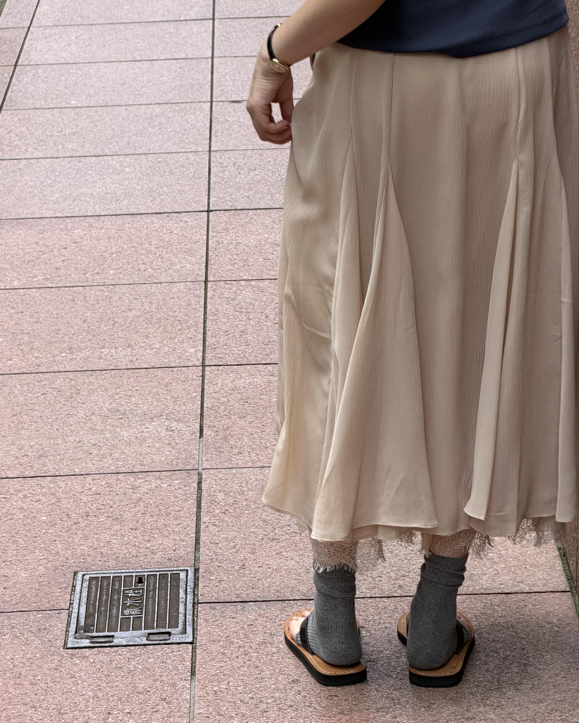 veil lace skirt