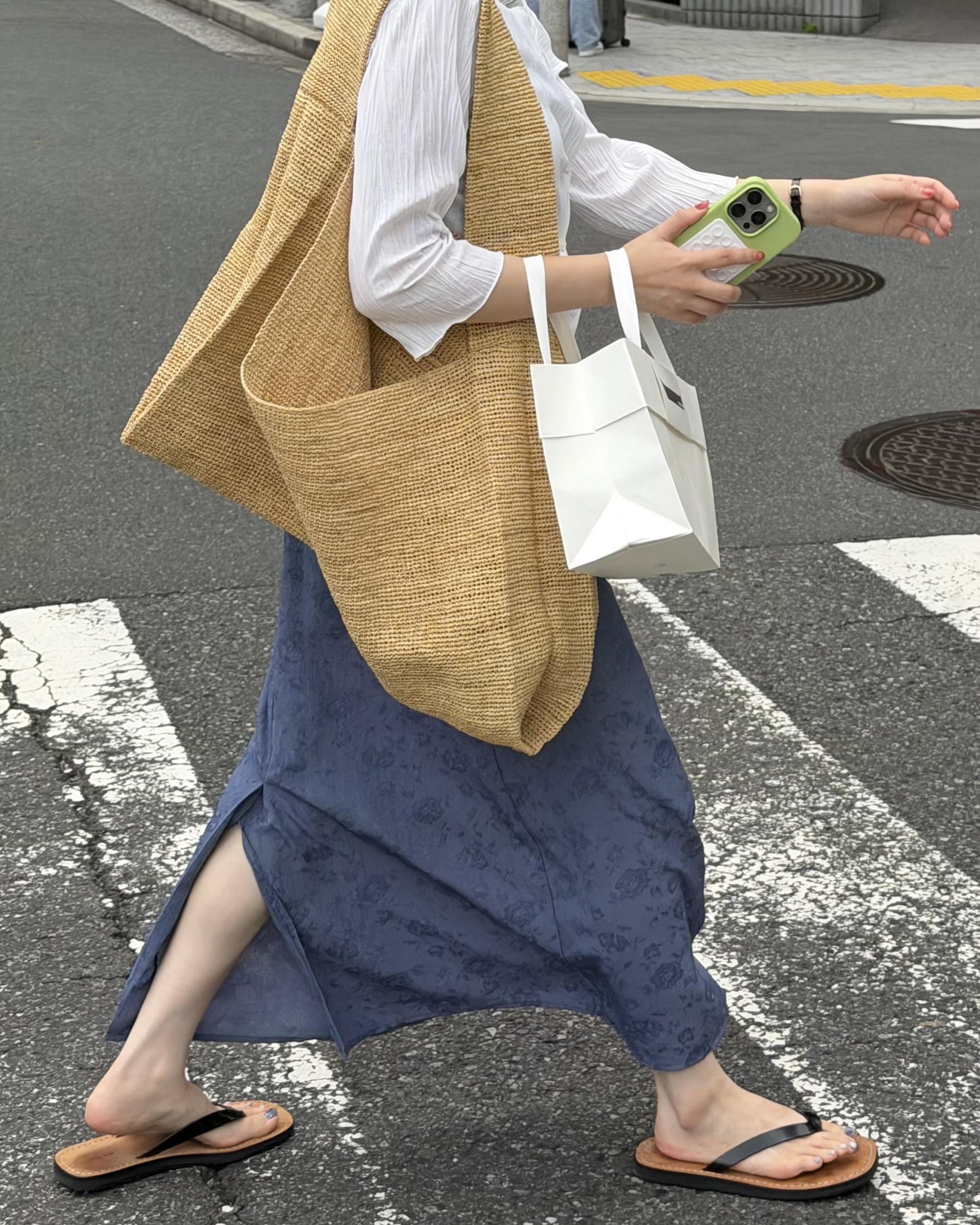 <made> Aoi jacquard skirt