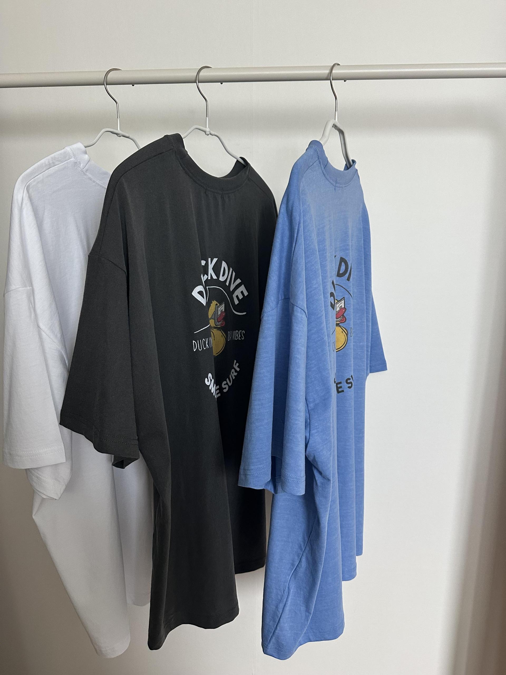 dive top (charcoal/white/blue)