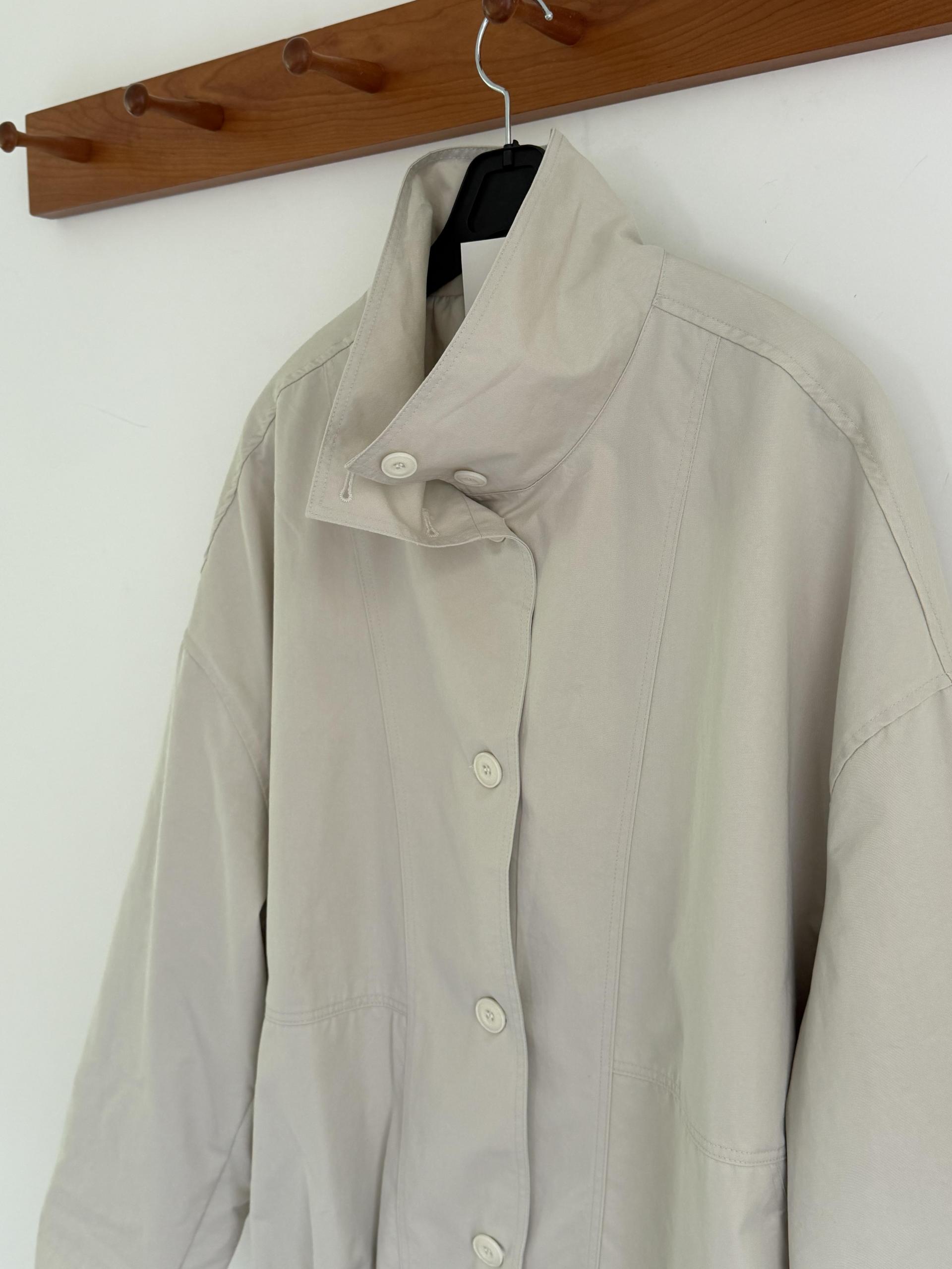 half jumper (cream beige/navy)