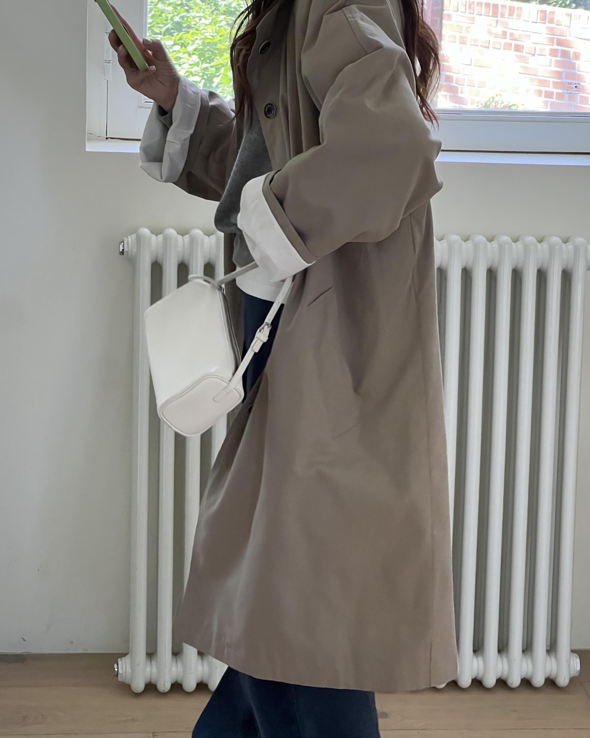 post single trench (khaki)