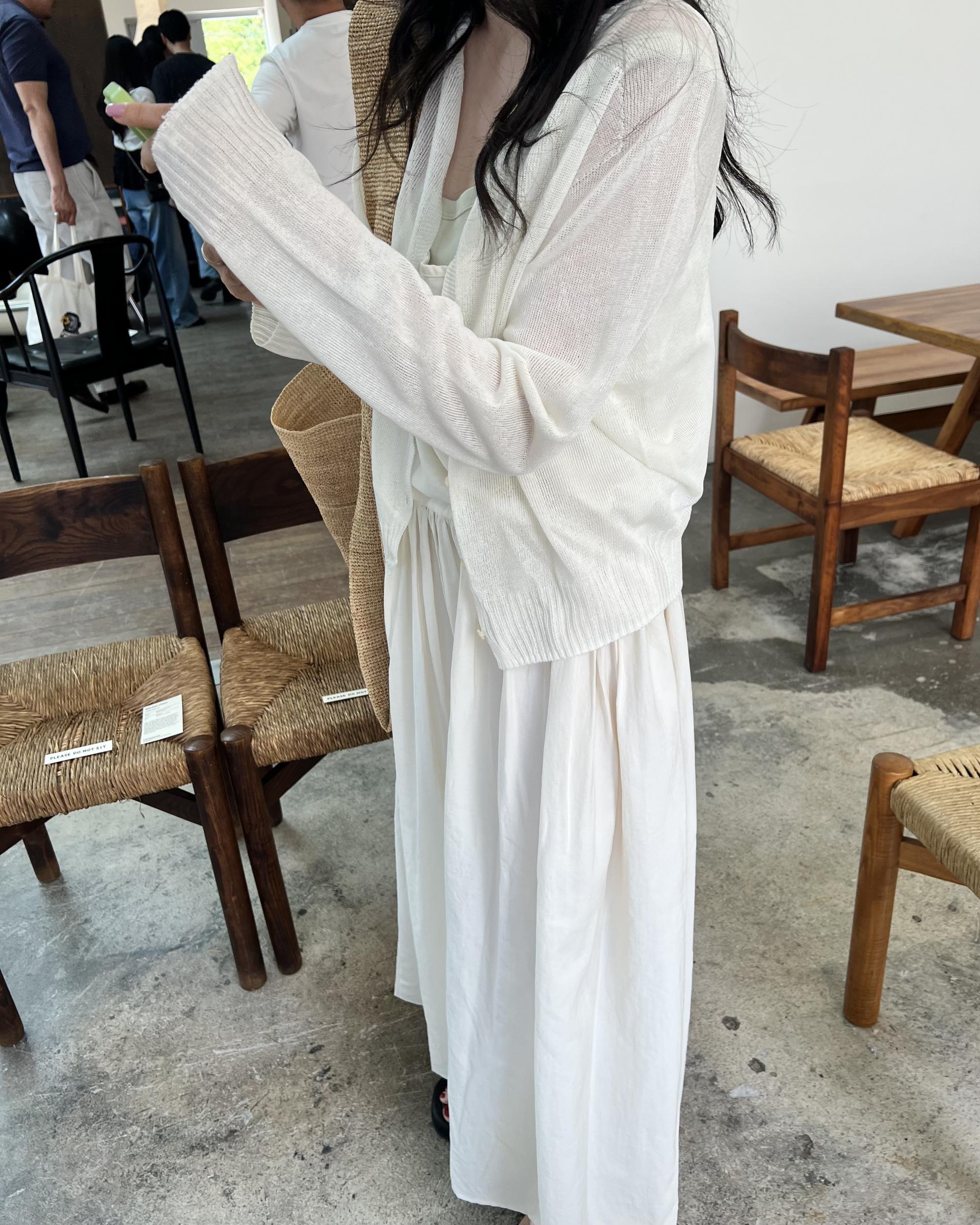 oatmeal dress (charcoal/cream)