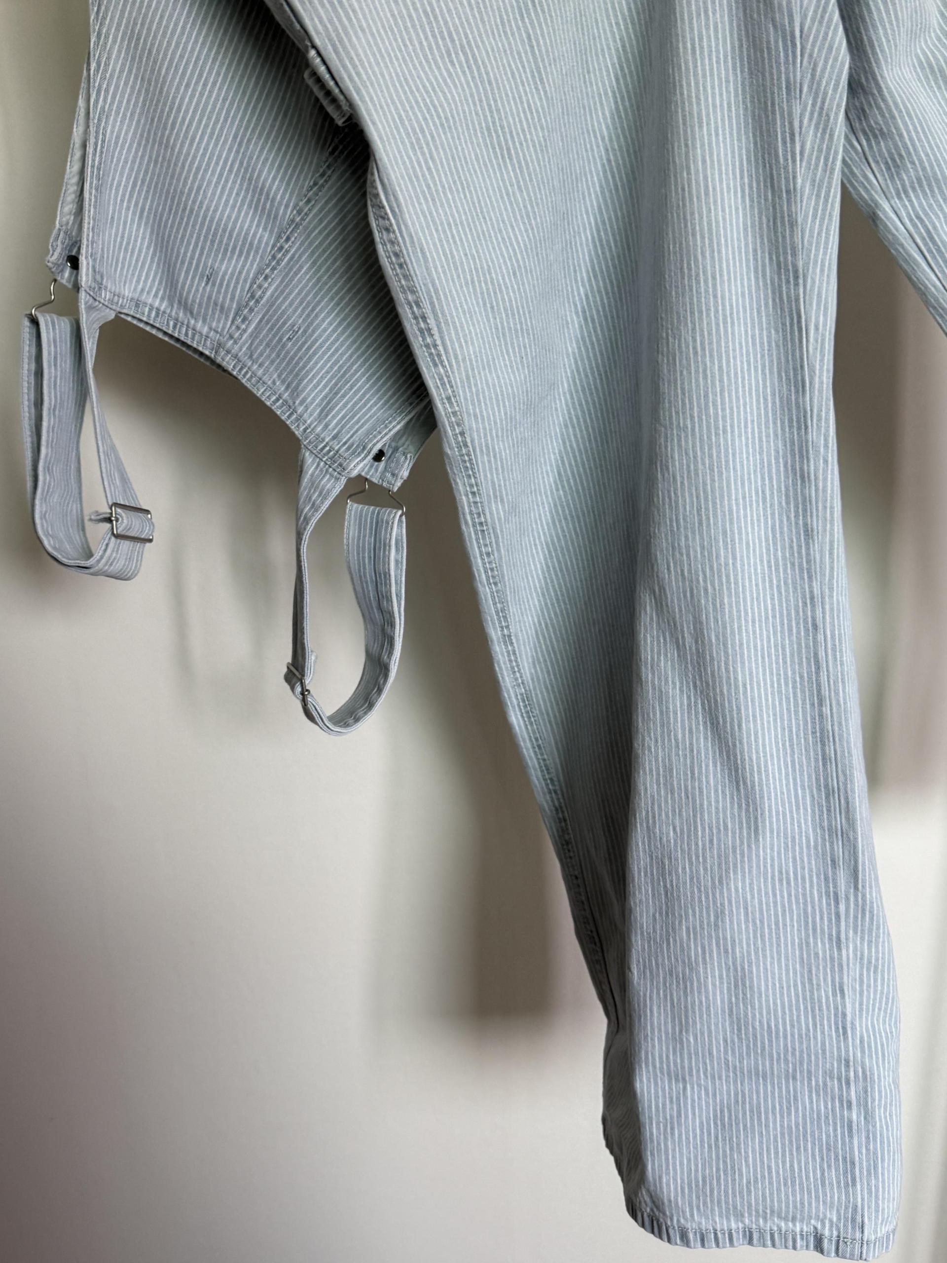 donkey stripe overall