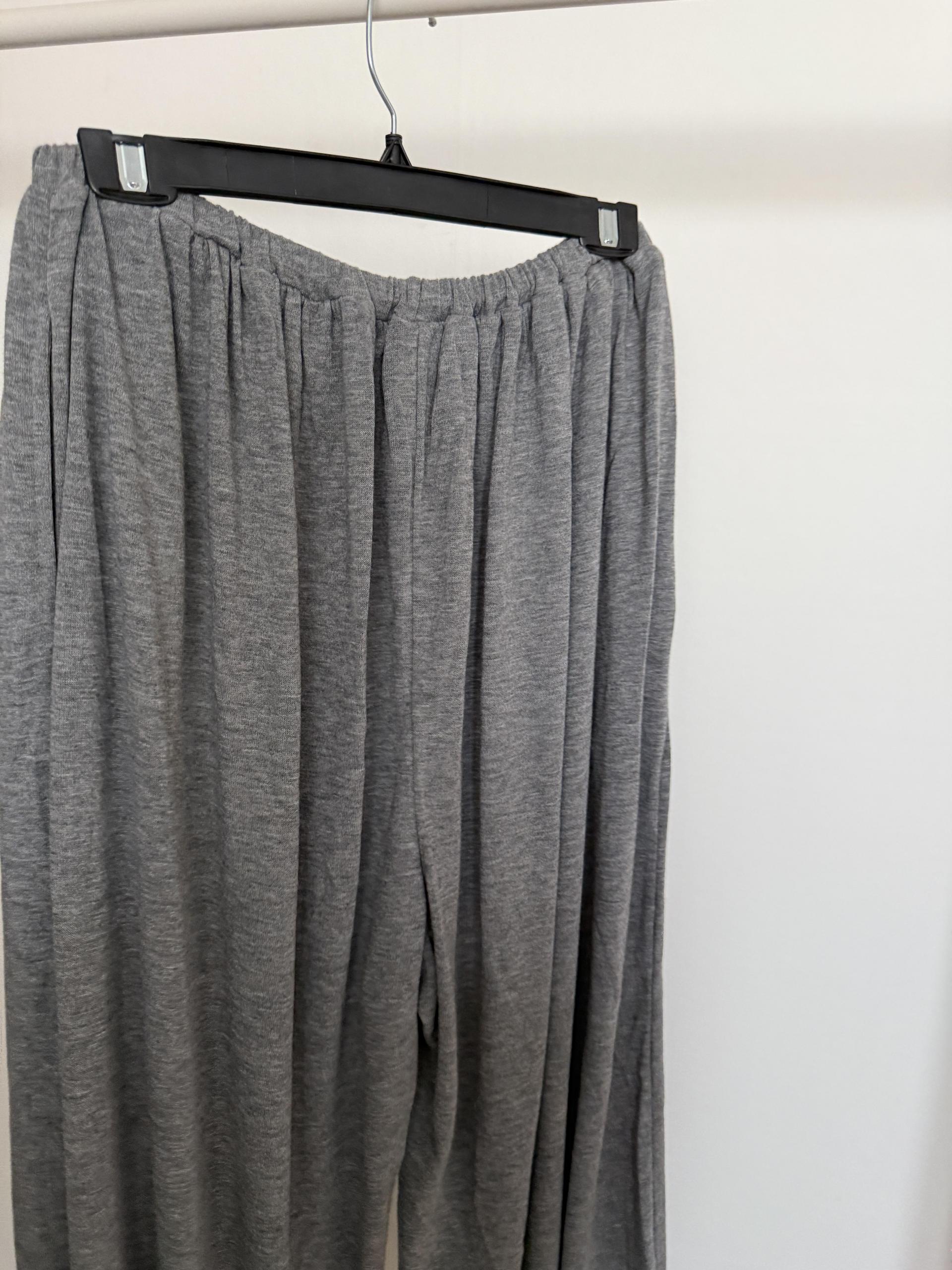 savanna harem pants (purple/charcoal/grey)