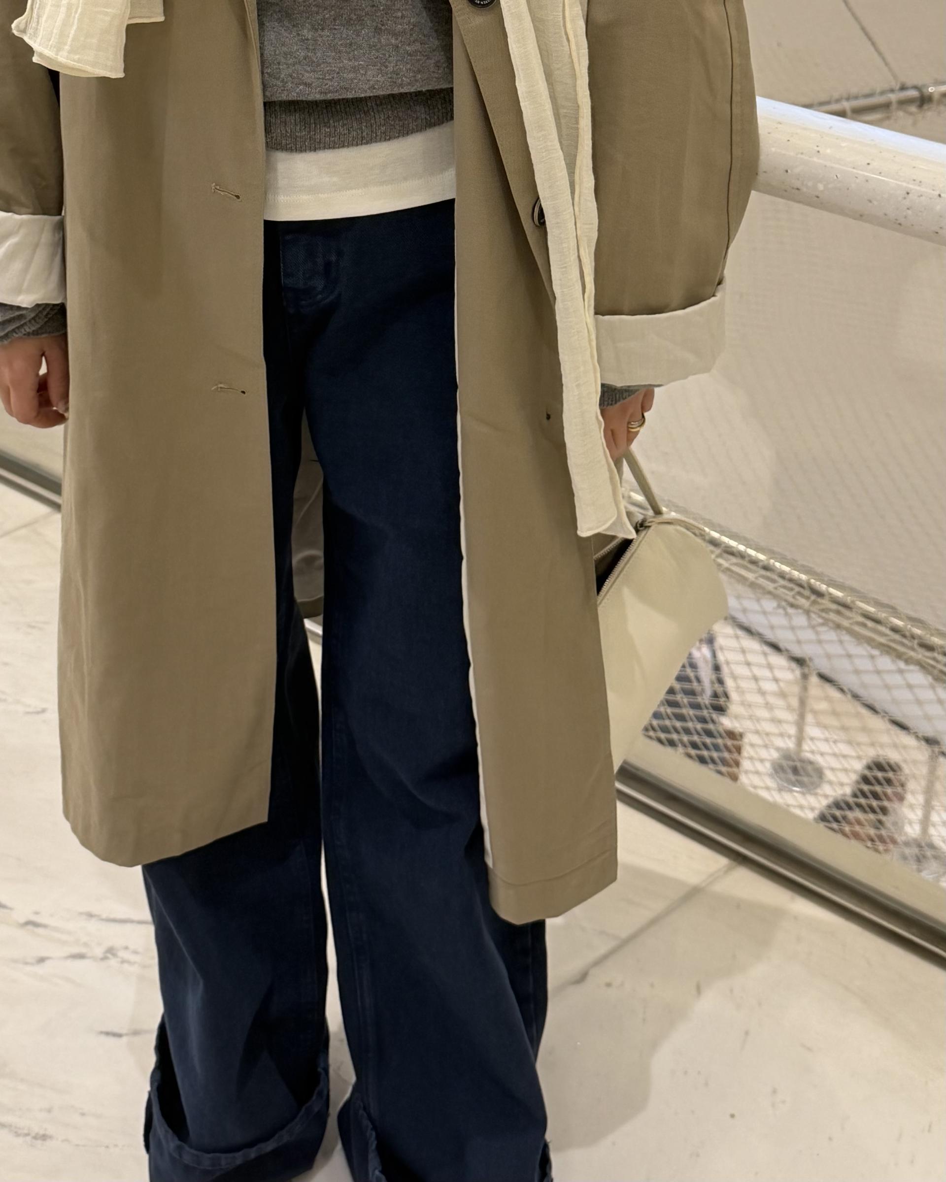 moon dying pants (brown/blue)