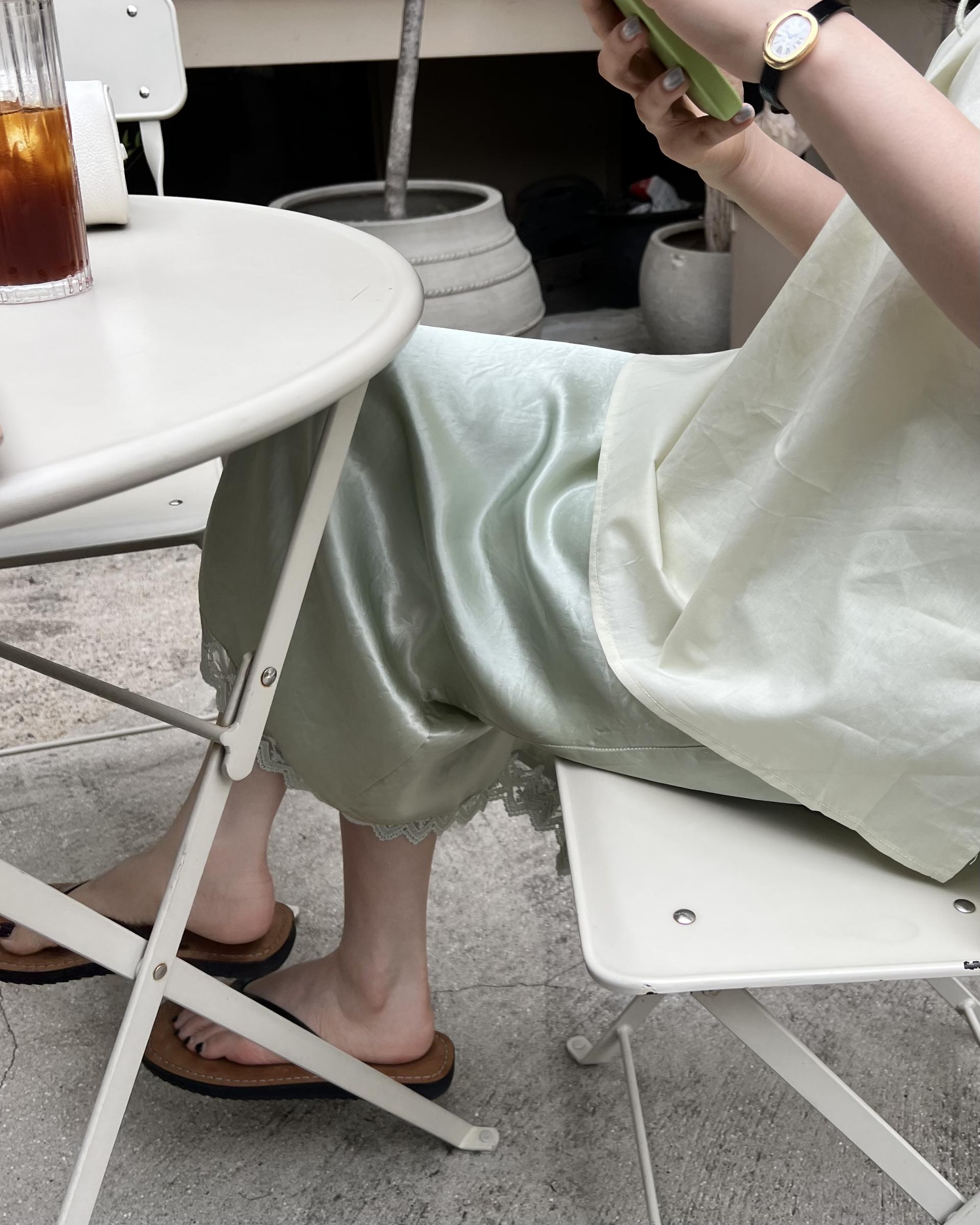 botanic blouse (mint/white)